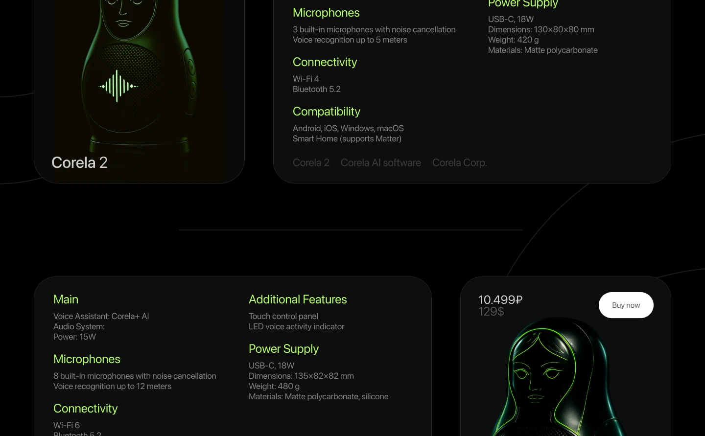 CORELA - СТАНЦИЯ УМНОГО ДОМА — Изображение №8 — Интерфейсы на Dprofile