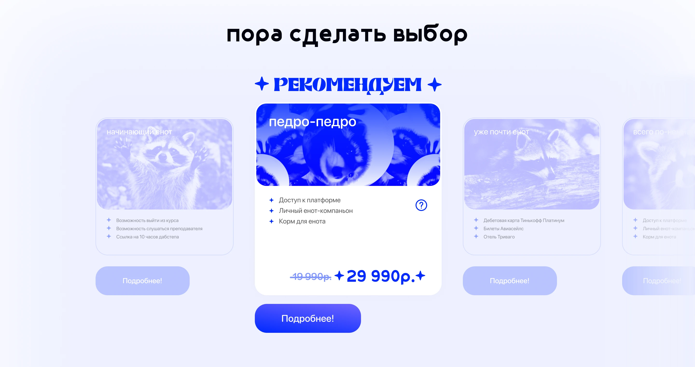 100ЕНОТОВ - ЯЗЫКОВОЙ КУРС — Изображение №8 — Интерфейсы, Брендинг на Dprofile