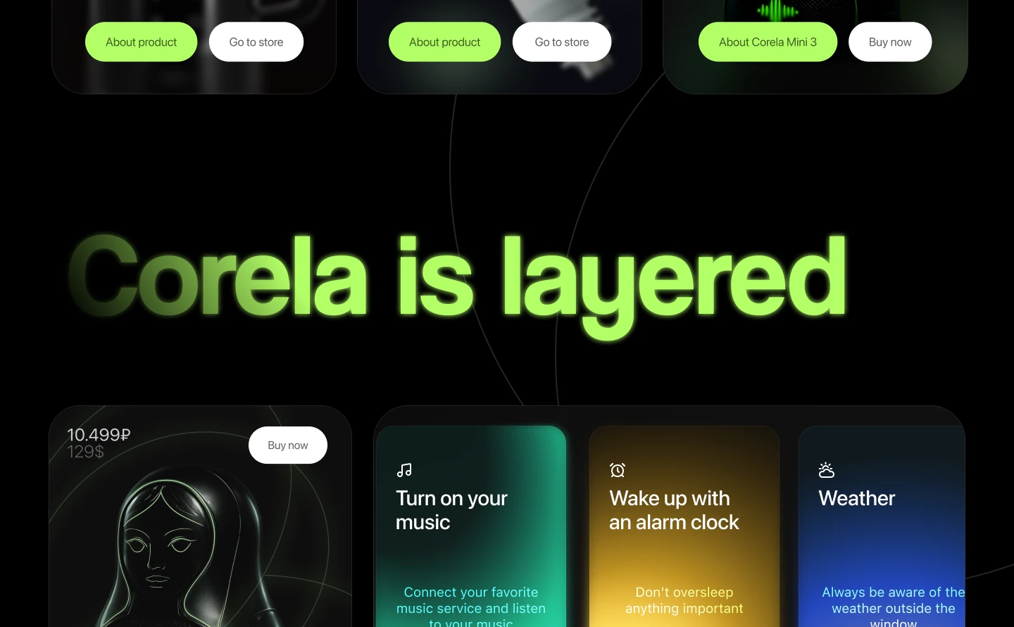 CORELA - СТАНЦИЯ УМНОГО ДОМА — Изображение №5 — Интерфейсы на Dprofile
