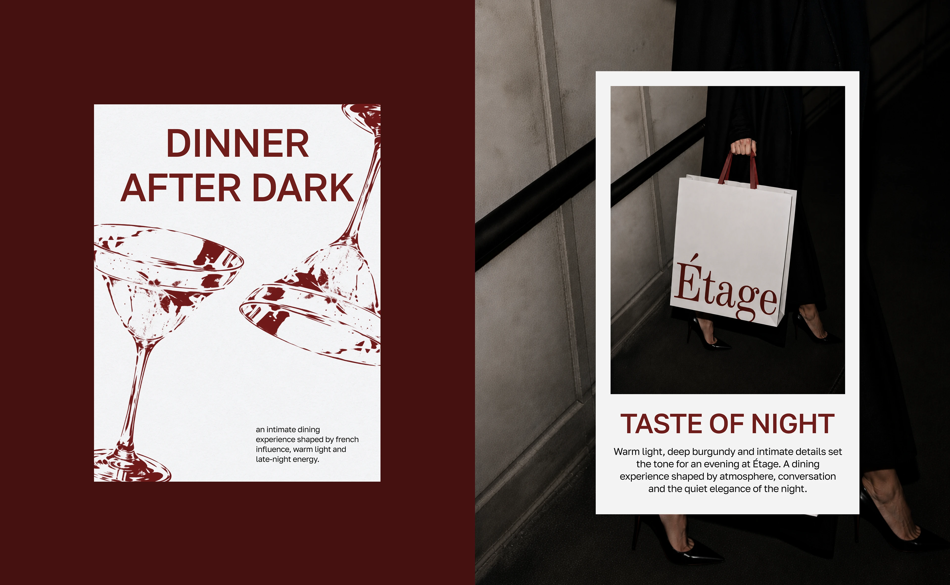 multi-page website for a restaurant Étage — Изображение №5 — Интерфейсы на Dprofile