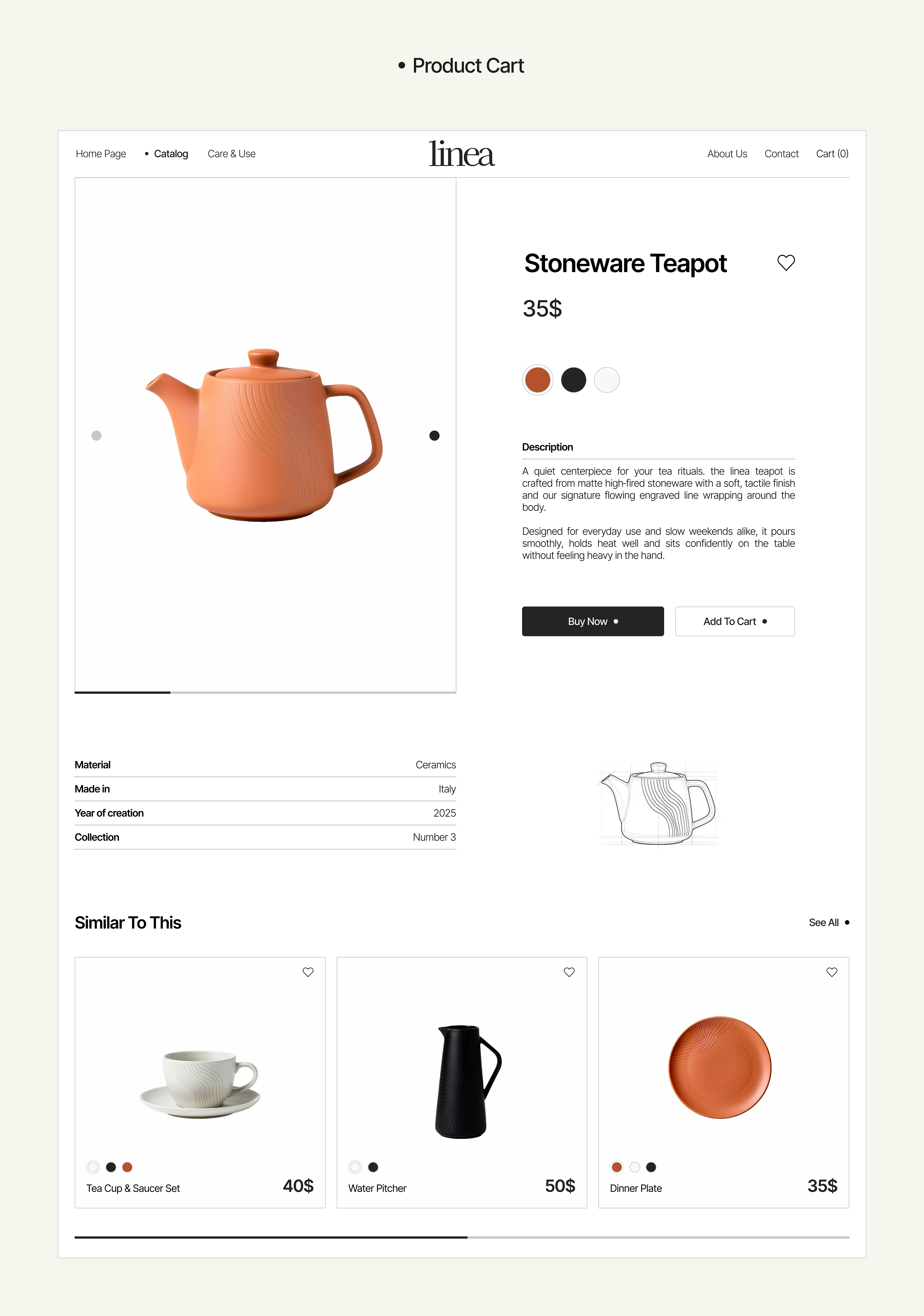 website for a tableware store — Изображение №10 — Интерфейсы на Dprofile