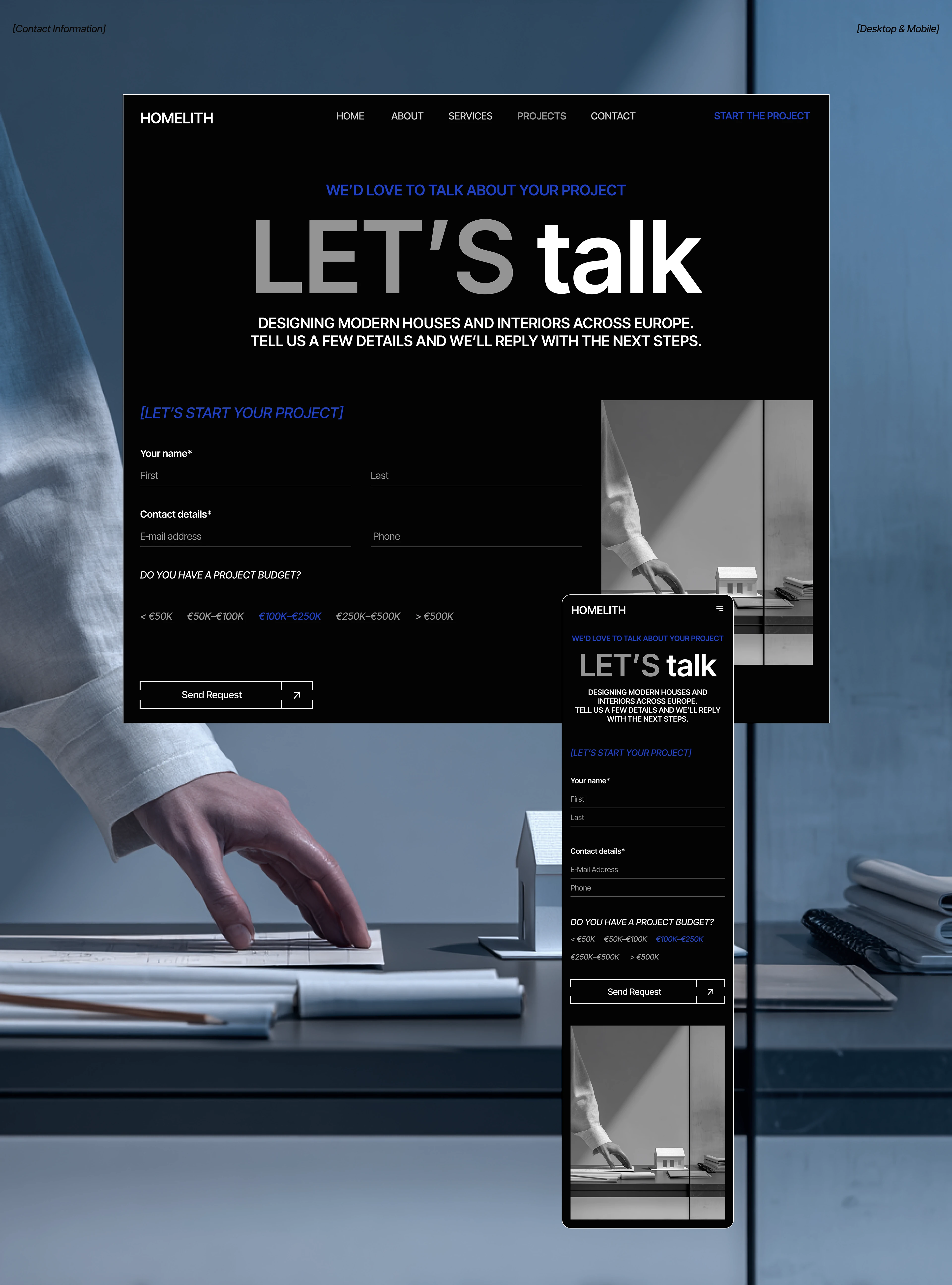 Website for architecture and home design — Изображение №11 — Интерфейсы на Dprofile