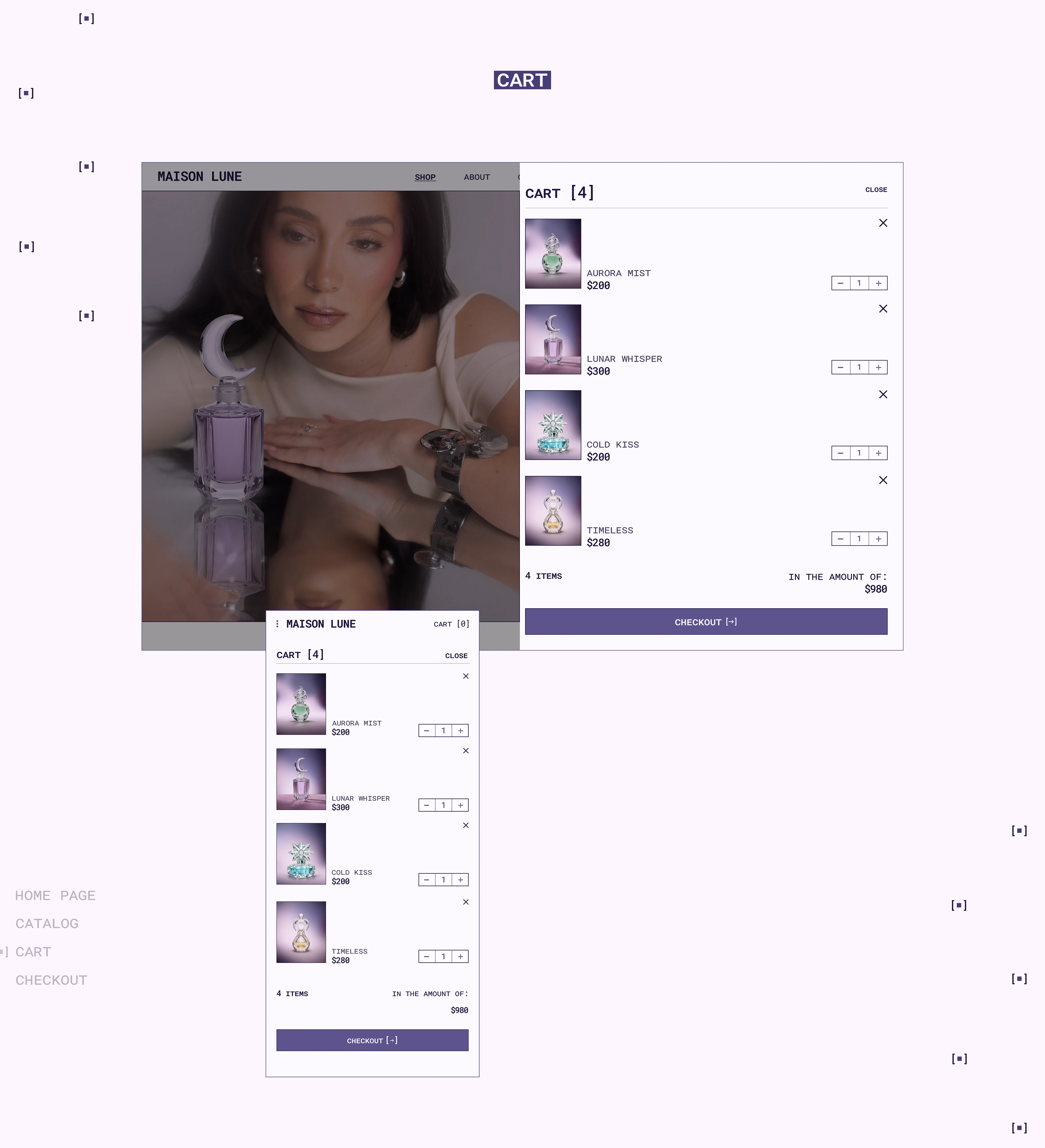 website for a perfume house — Изображение №10 — Интерфейсы на Dprofile