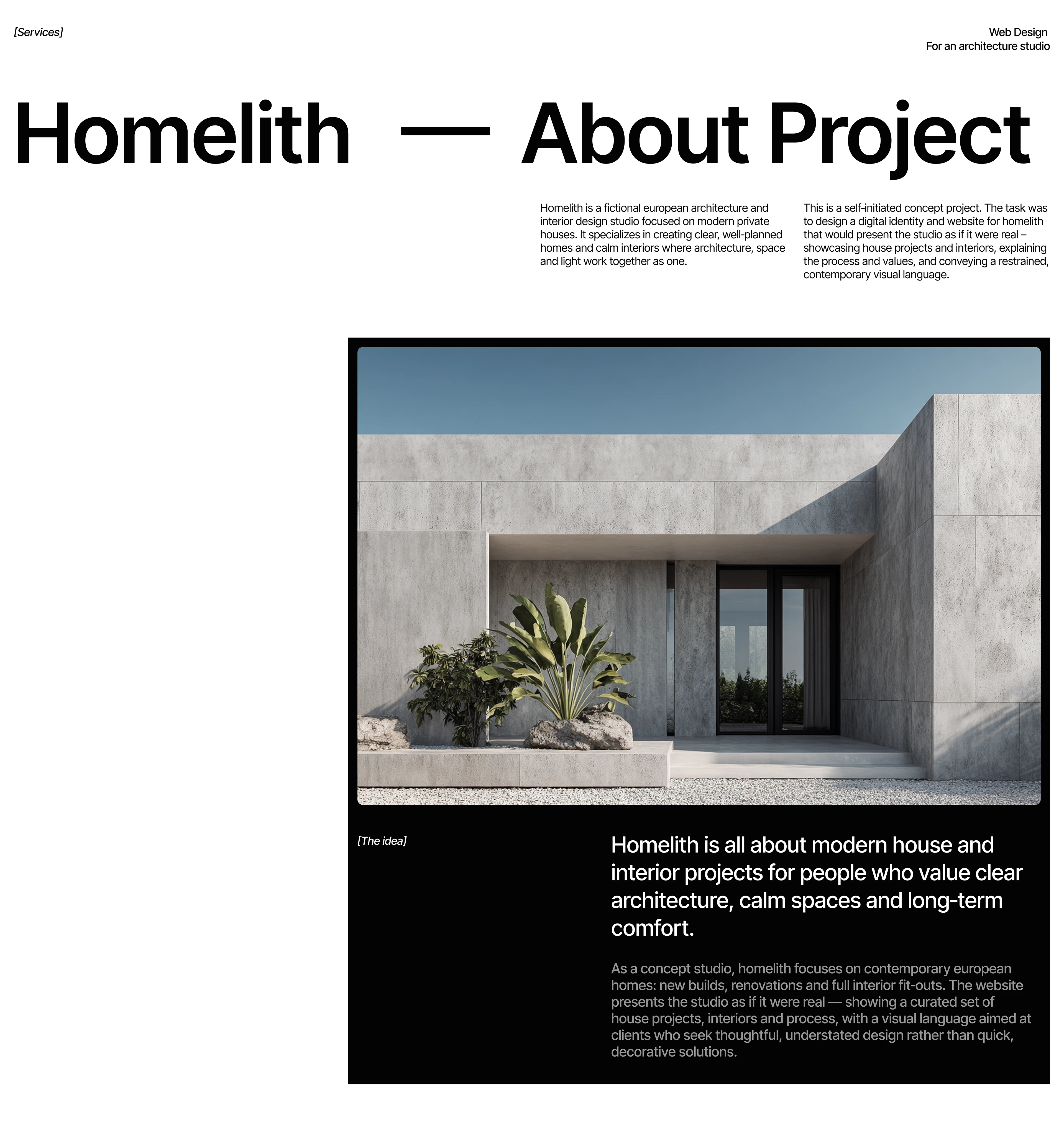 Website for architecture and home design — Изображение №2 — Интерфейсы на Dprofile