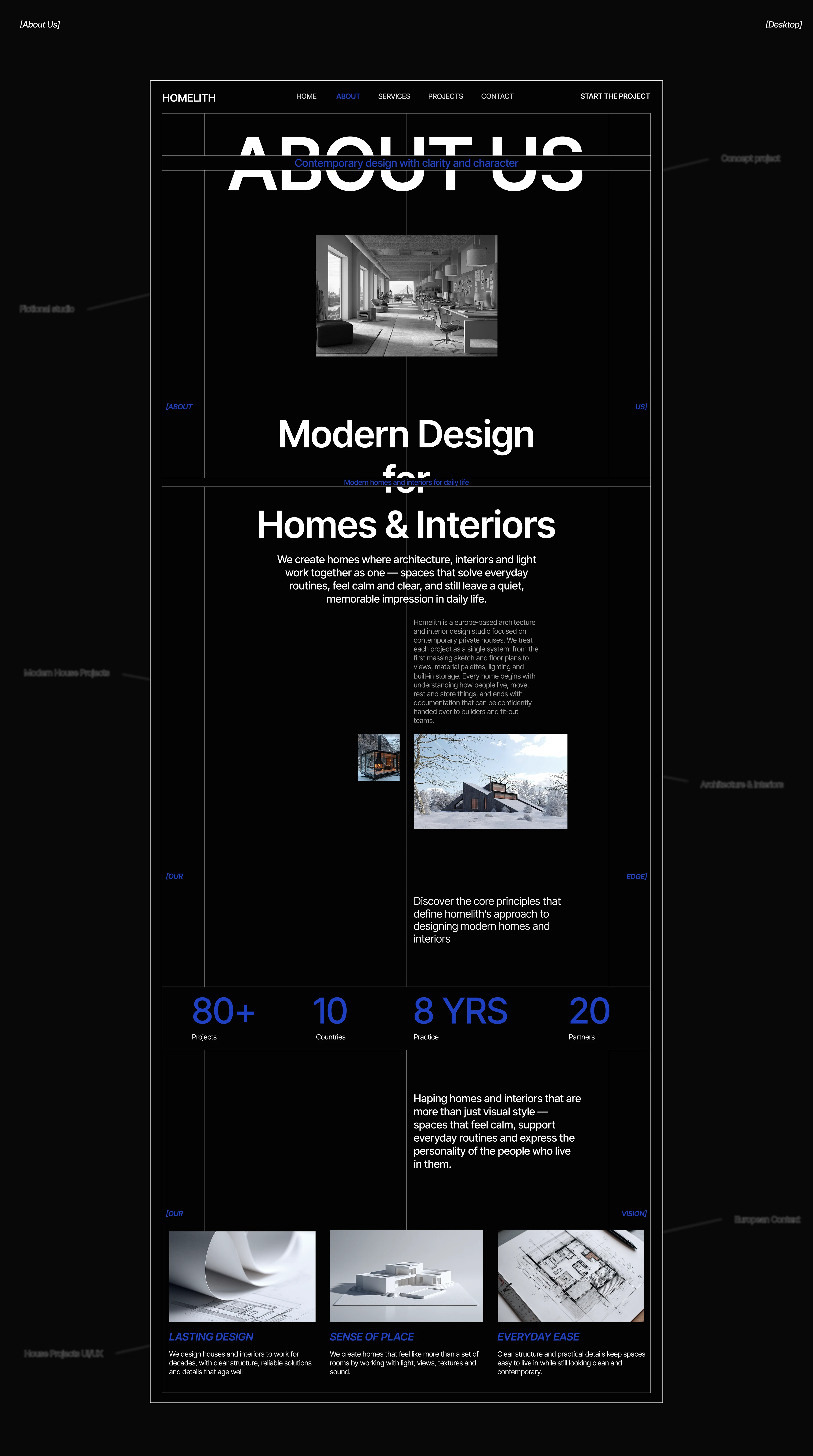 Website for architecture and home design — Изображение №6 — Интерфейсы на Dprofile