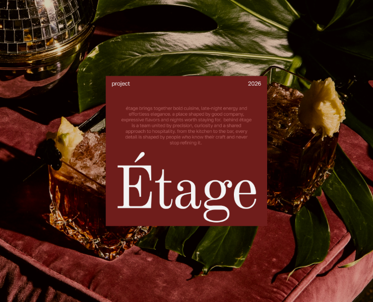 multi-page website for a restaurant Étage — Интерфейсы на Dprofile