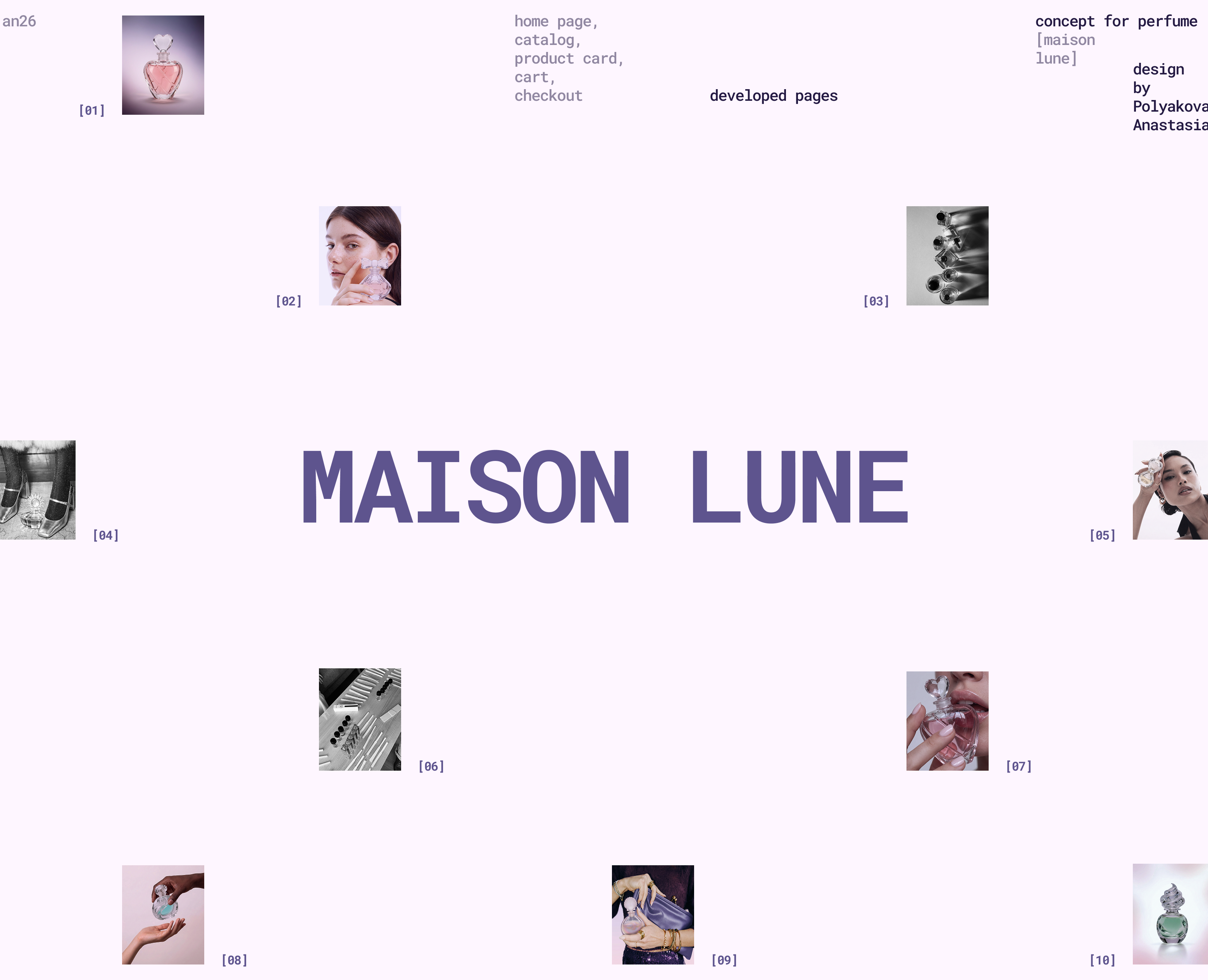 website for a perfume house на Dprofile