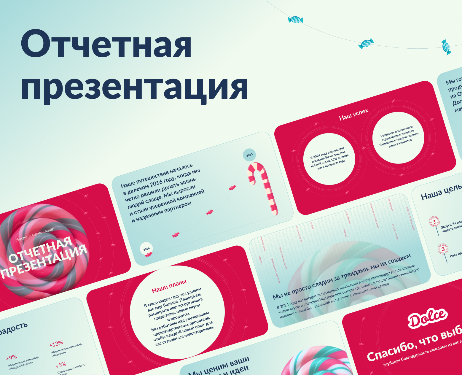 DOLCE|Дизайн презентации — Интерфейсы на Dprofile