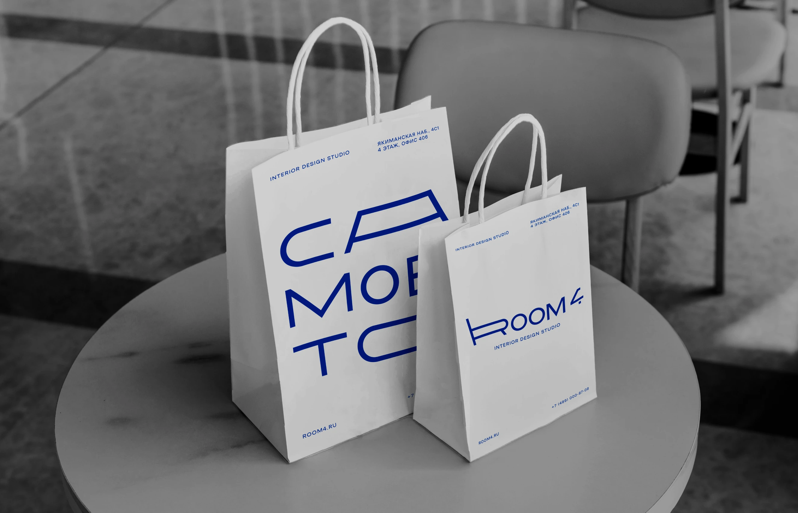 ROOM4 | INTERIOR STUDIO DESIGN | СТУДИЯ ДИЗАЙНА ИНТЕРЬЕРА — Изображение №6 — Брендинг на Dprofile