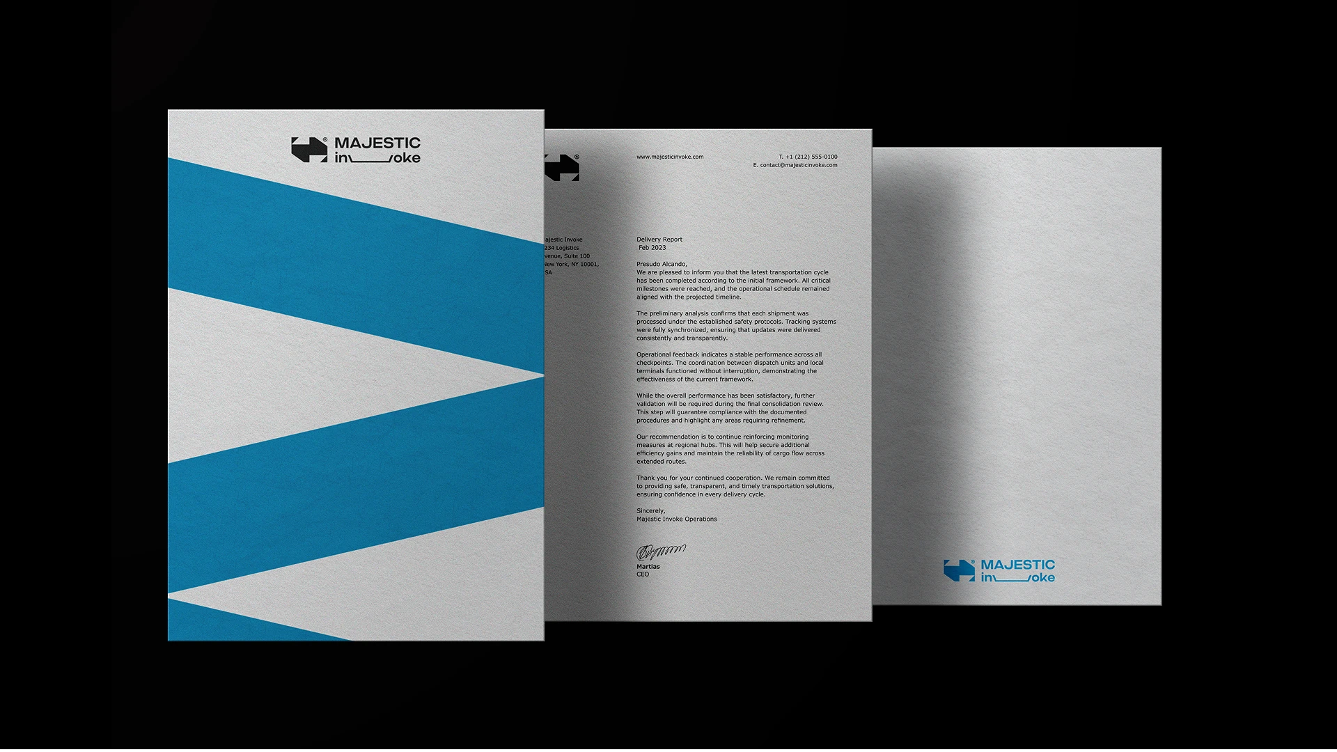 MAJESTIC invoke ® — branding — Изображение №8 — Брендинг на Dprofile