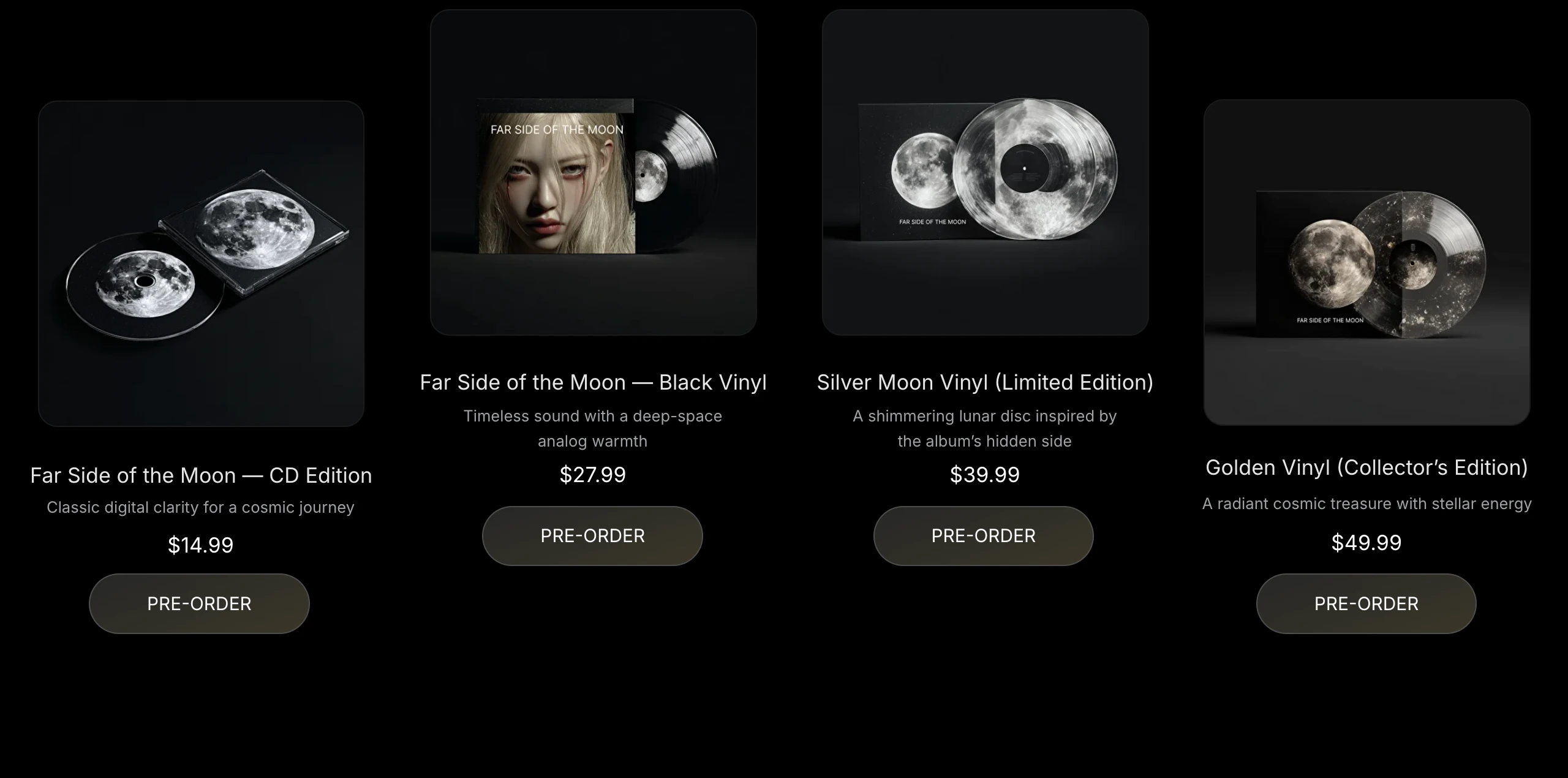 Artist Website | От идеи к цифровому опыту — Изображение №27 — Интерфейсы на Dprofile