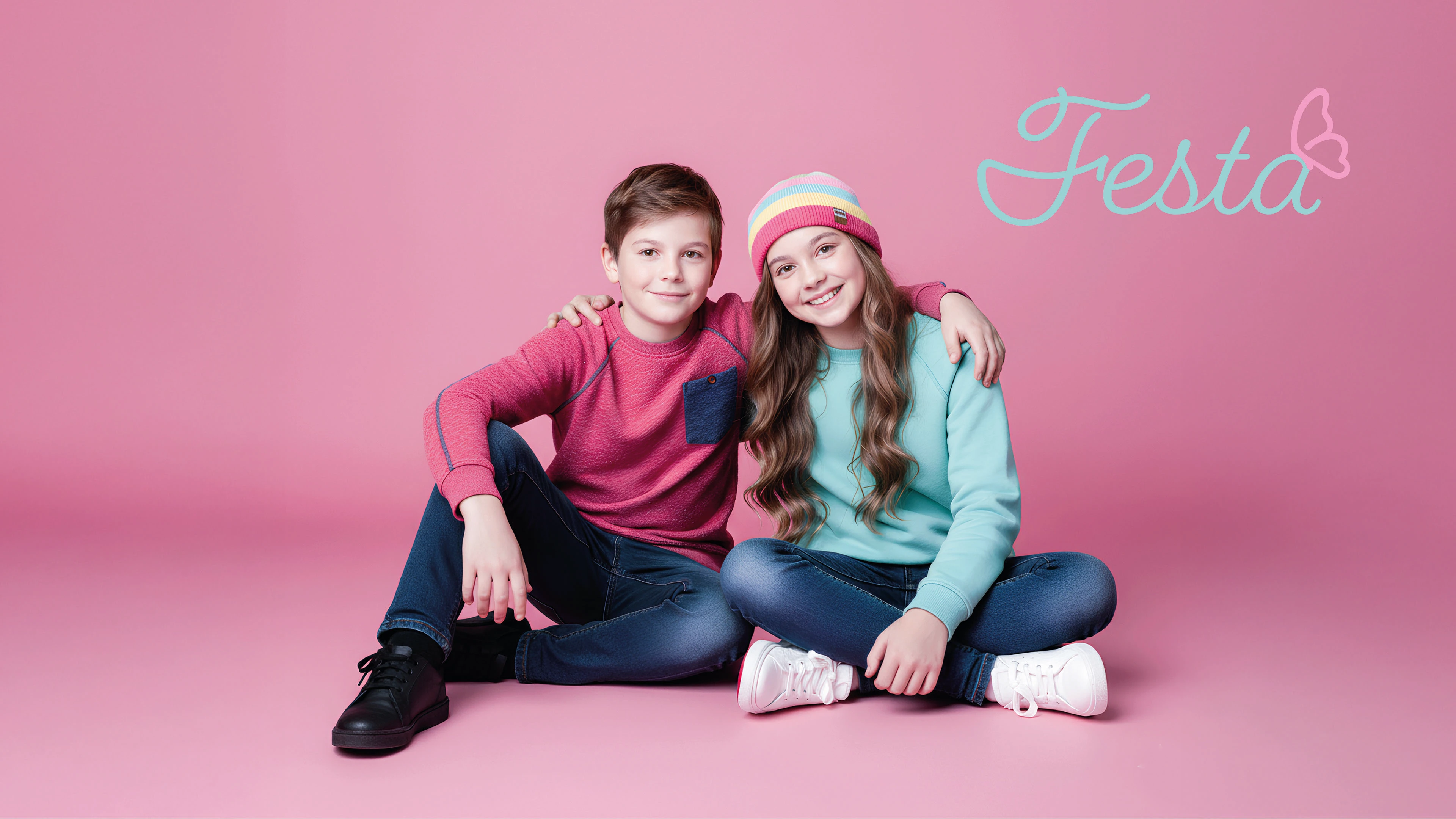 Айдентика бренда детской одежды "Festa" — Изображение №1 — Брендинг, Графика на Dprofile