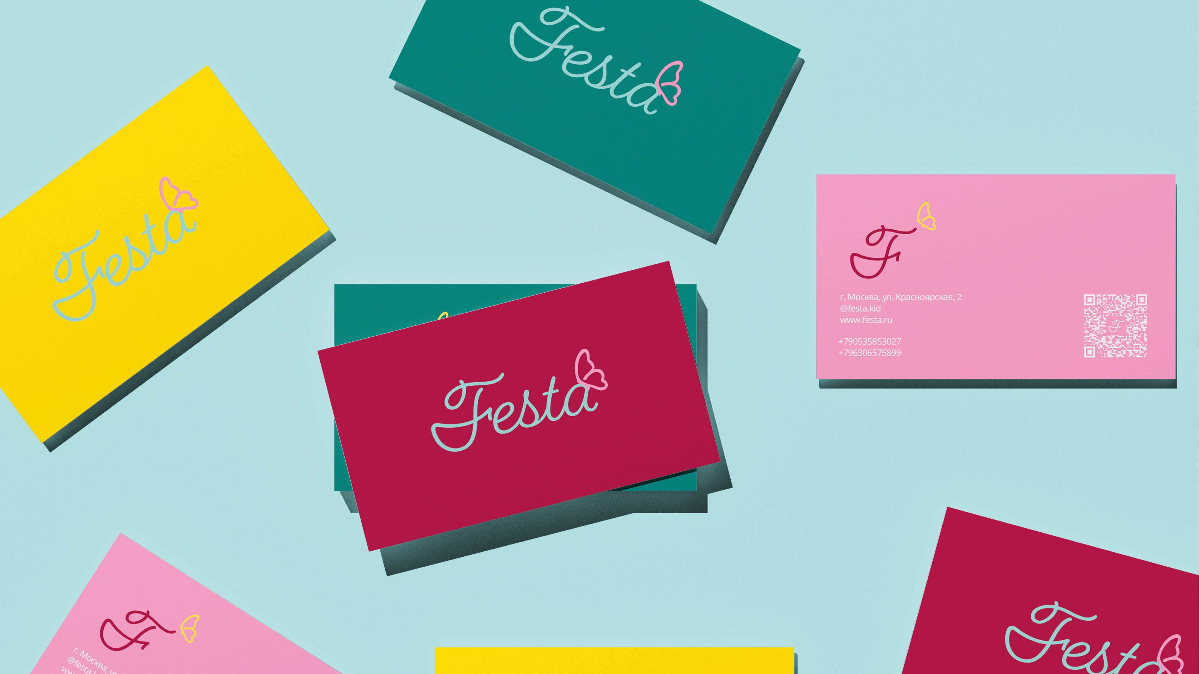 Айдентика бренда детской одежды "Festa" — Изображение №8 — Брендинг, Графика на Dprofile