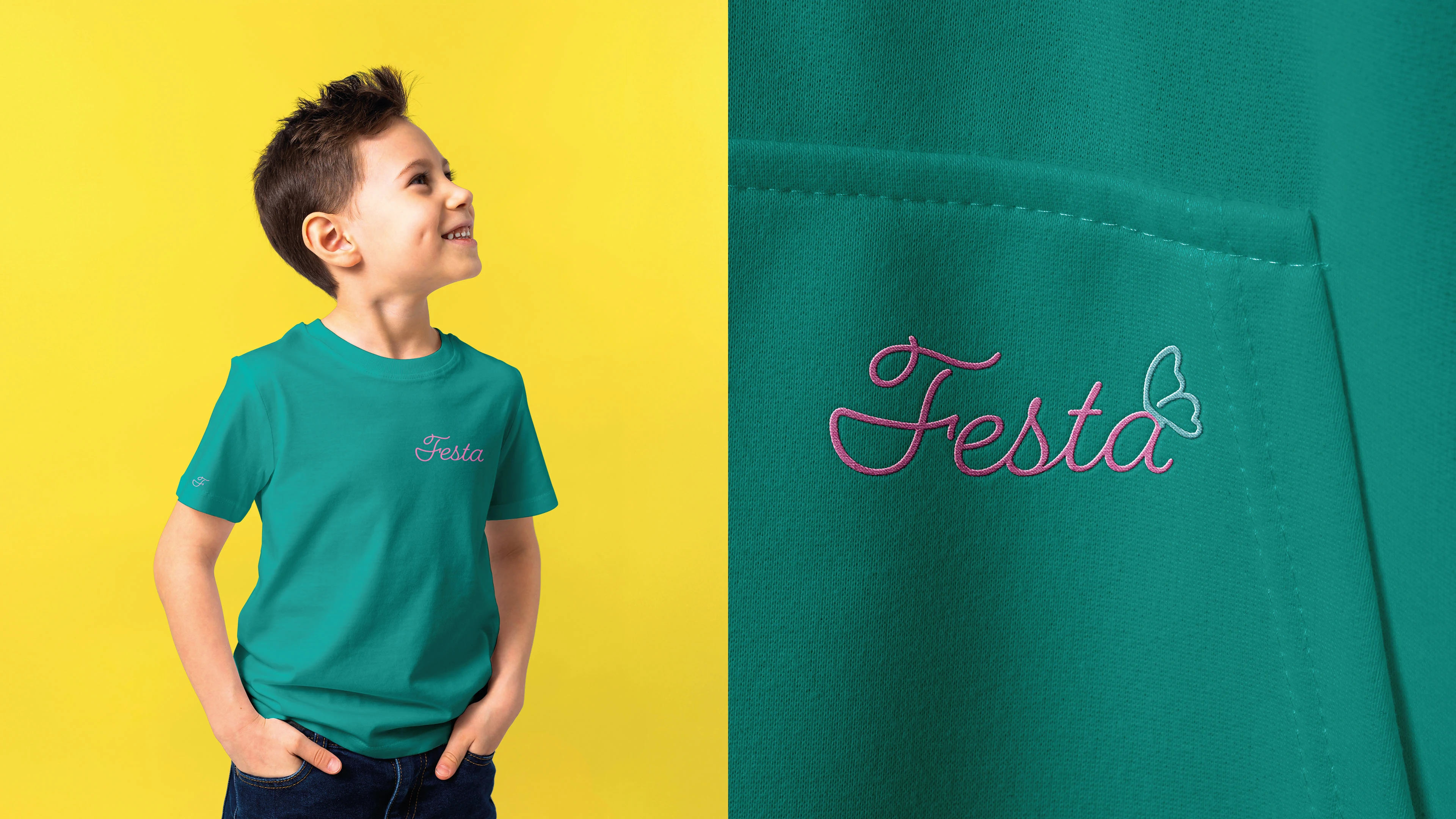 Айдентика бренда детской одежды "Festa" — Изображение №9 — Брендинг, Графика на Dprofile