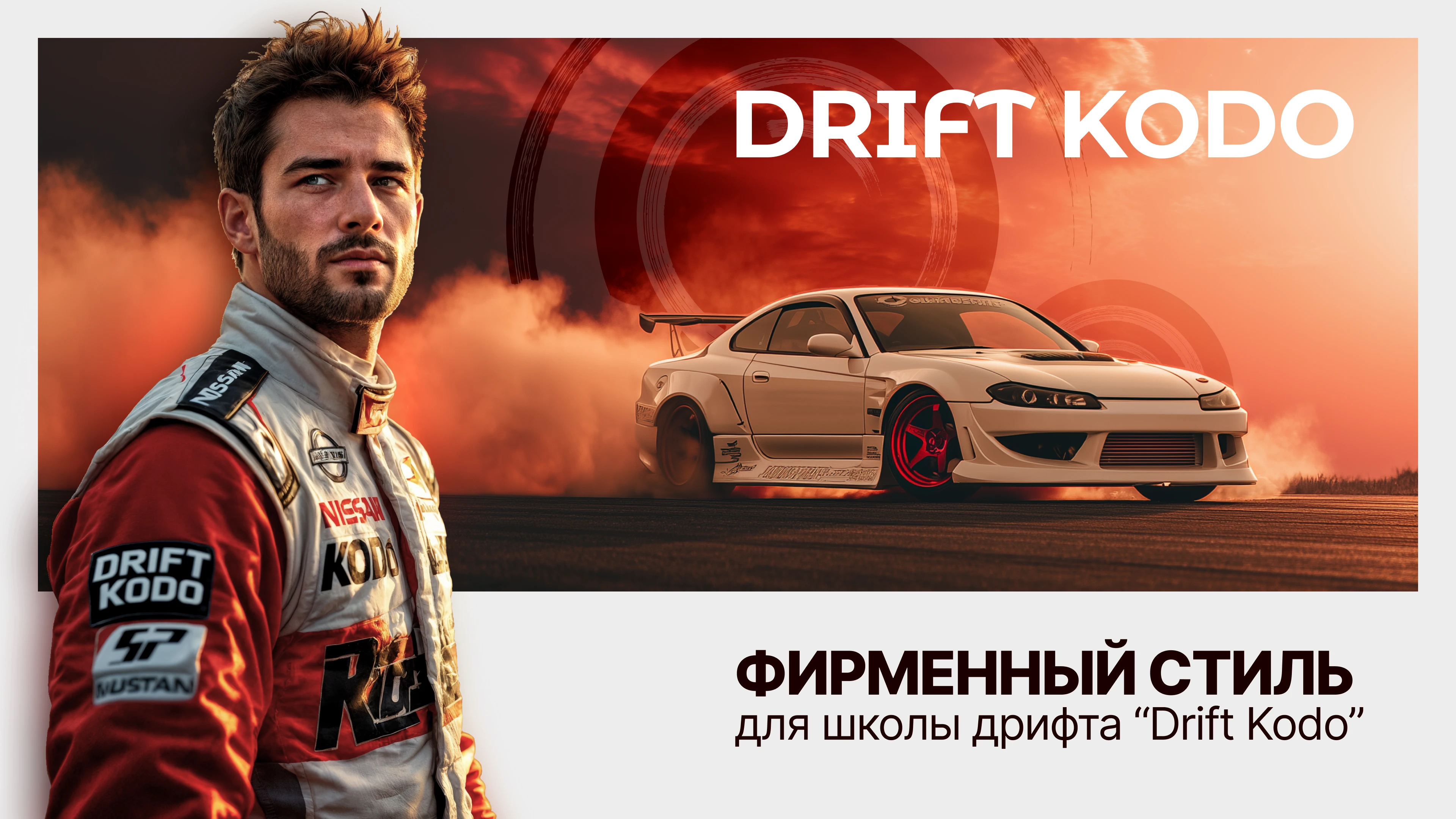 Фирменный стиль для школы дрифта — Изображение №1 — Брендинг на Dprofile