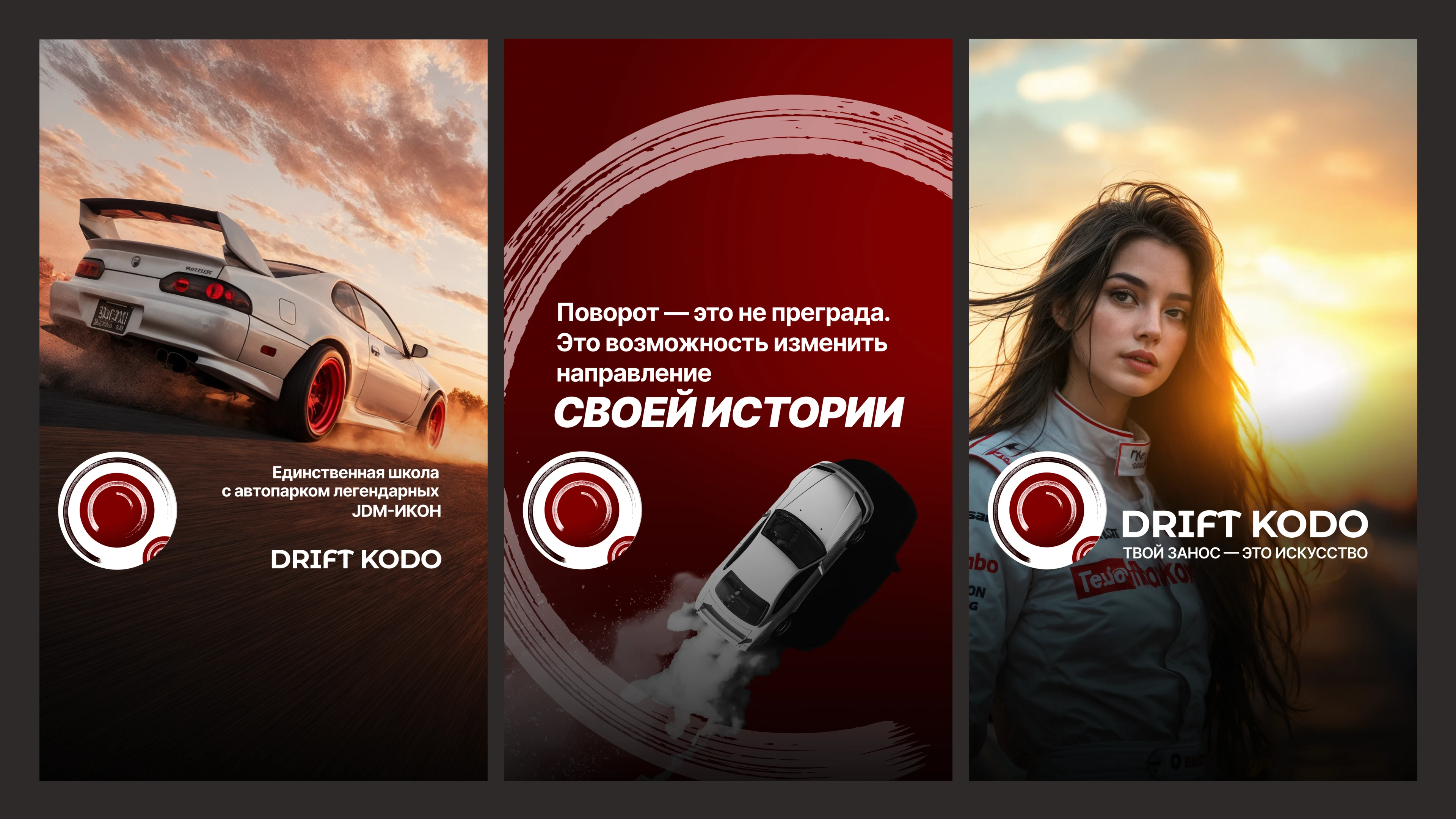 Фирменный стиль для школы дрифта — Изображение №7 — Брендинг на Dprofile