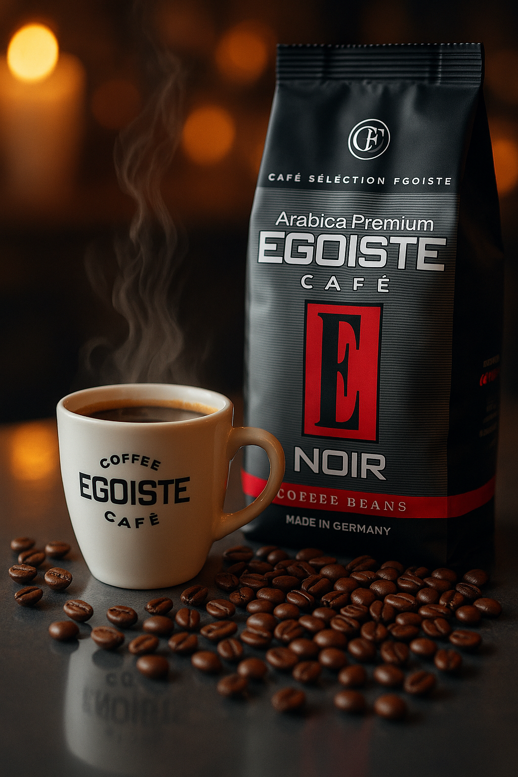 Egoiste Café Noir — AI Coffee Storytelling нейровидео — Изображение №11 — Графика, Анимация на Dprofile