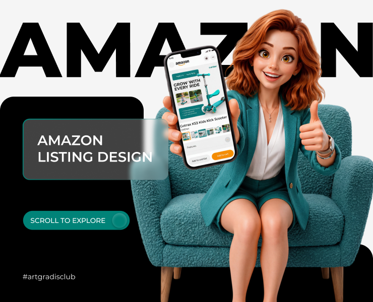 Kids Scooter | Amazon Listing Design на Dprofile