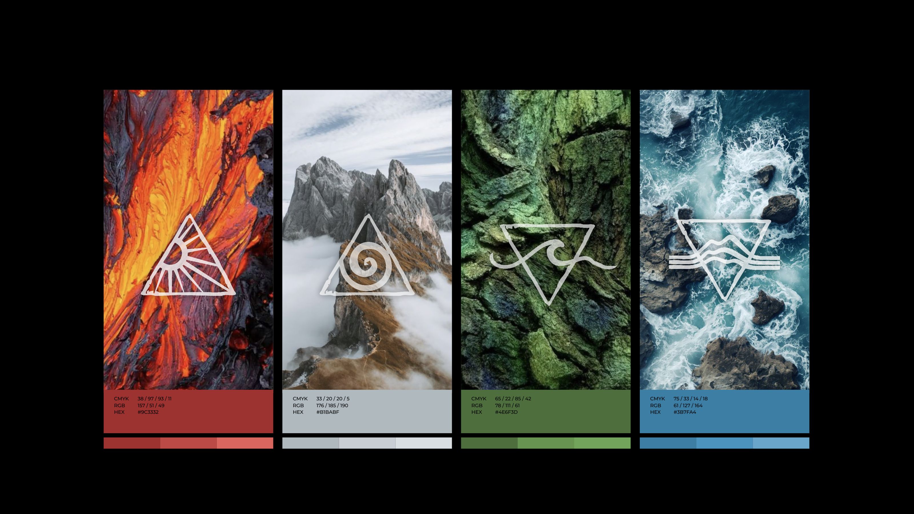 Логотип лаунж-бара "Стихия" — Изображение №4 — Брендинг на Dprofile