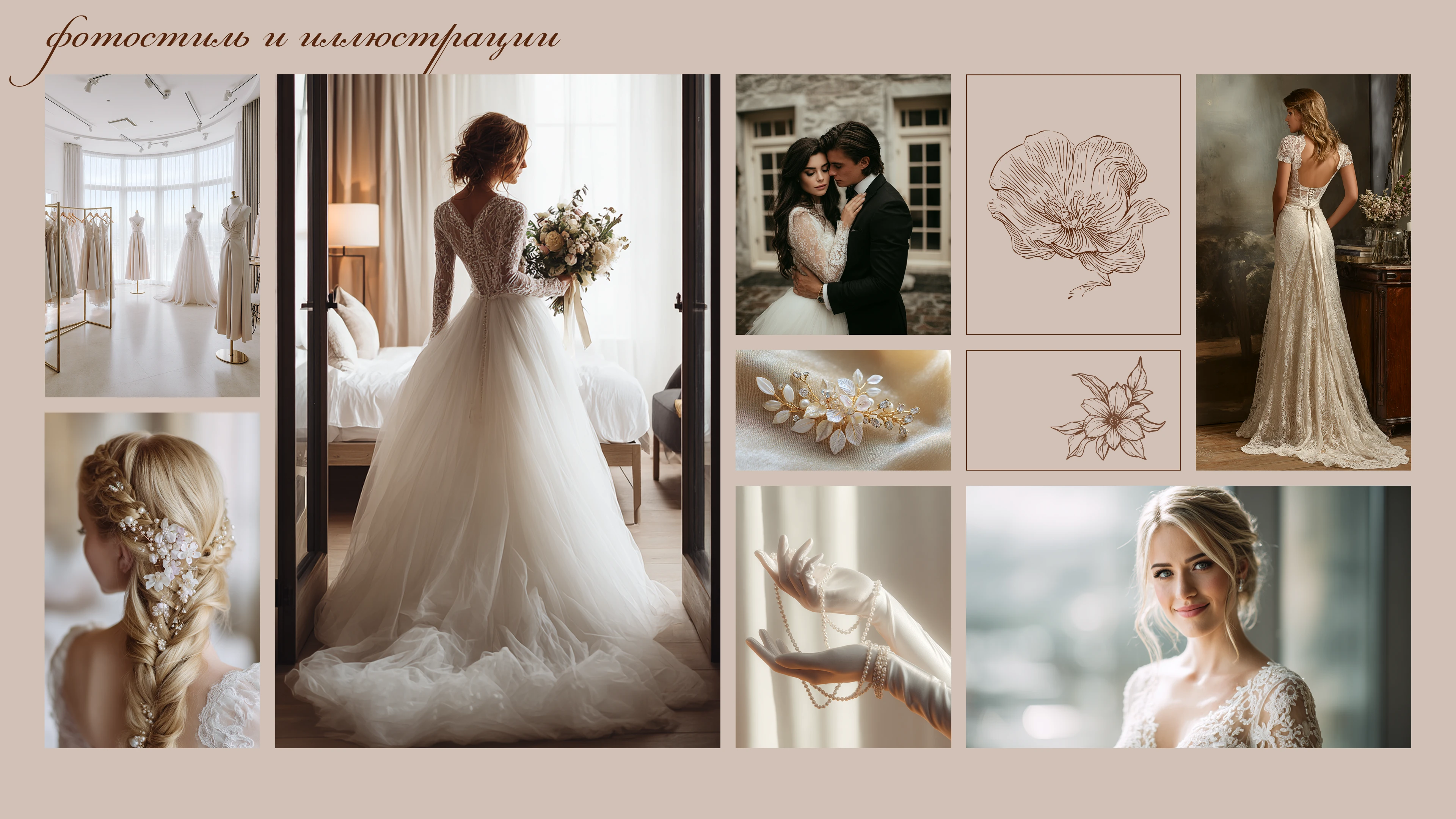 Фирменный стиль для салона свадебной моды — Изображение №6 — Брендинг на Dprofile