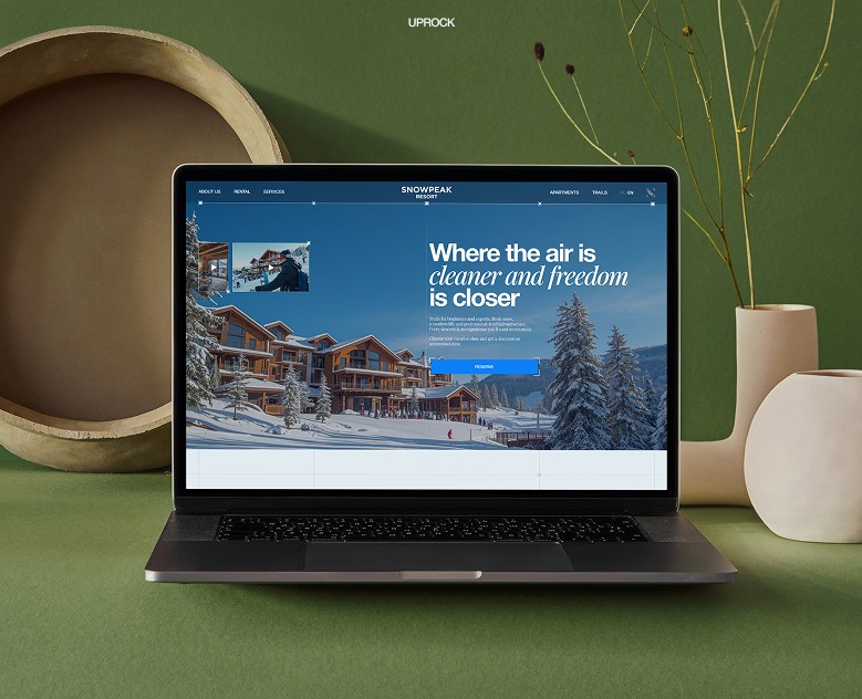 Snow Peak Resort | UX/UI Design на Dprofile