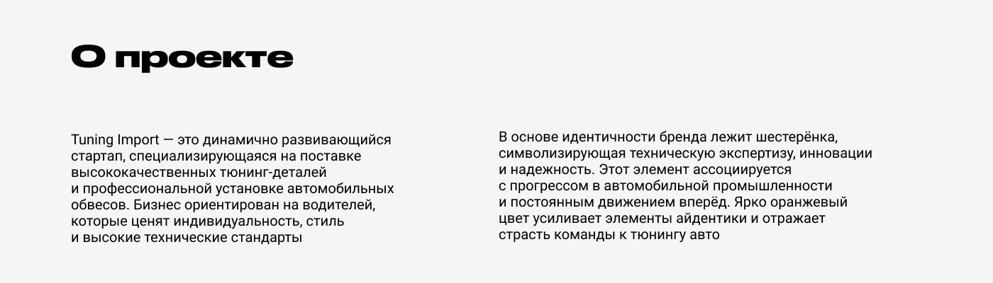 Фирменный стиль Tuning Import — Изображение №2 — Брендинг на Dprofile