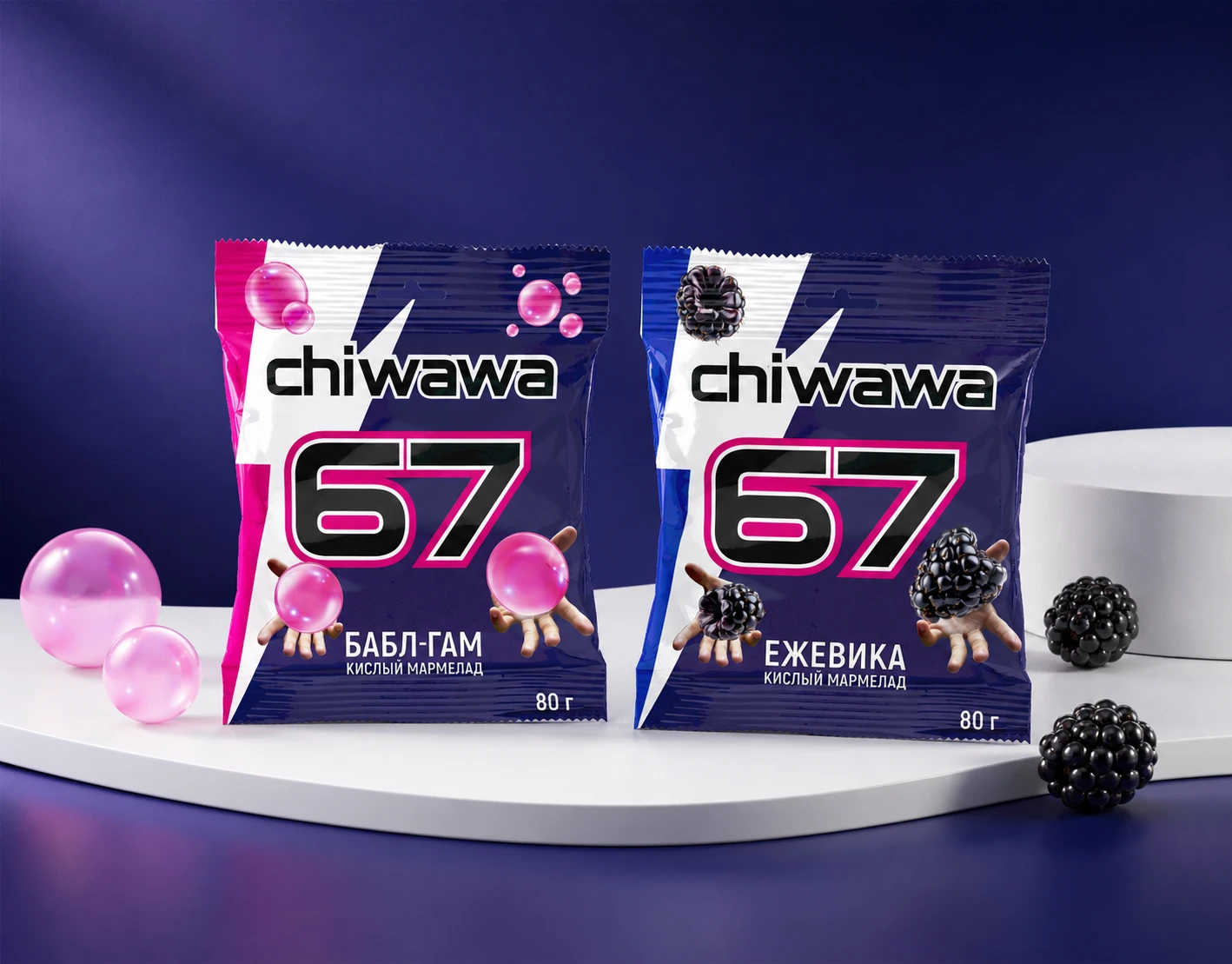 Дизайн упаковки сикс севен для мармелада CHIWAWA — Изображение №1 — Брендинг, Промдизайн на Dprofile