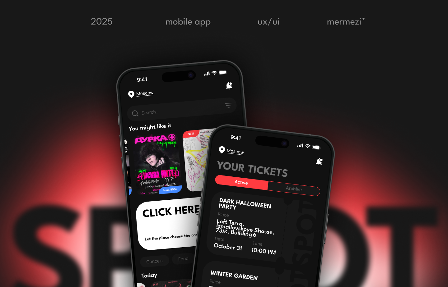SPOT | Event Mobile App — Изображение №1 — Интерфейсы на Dprofile