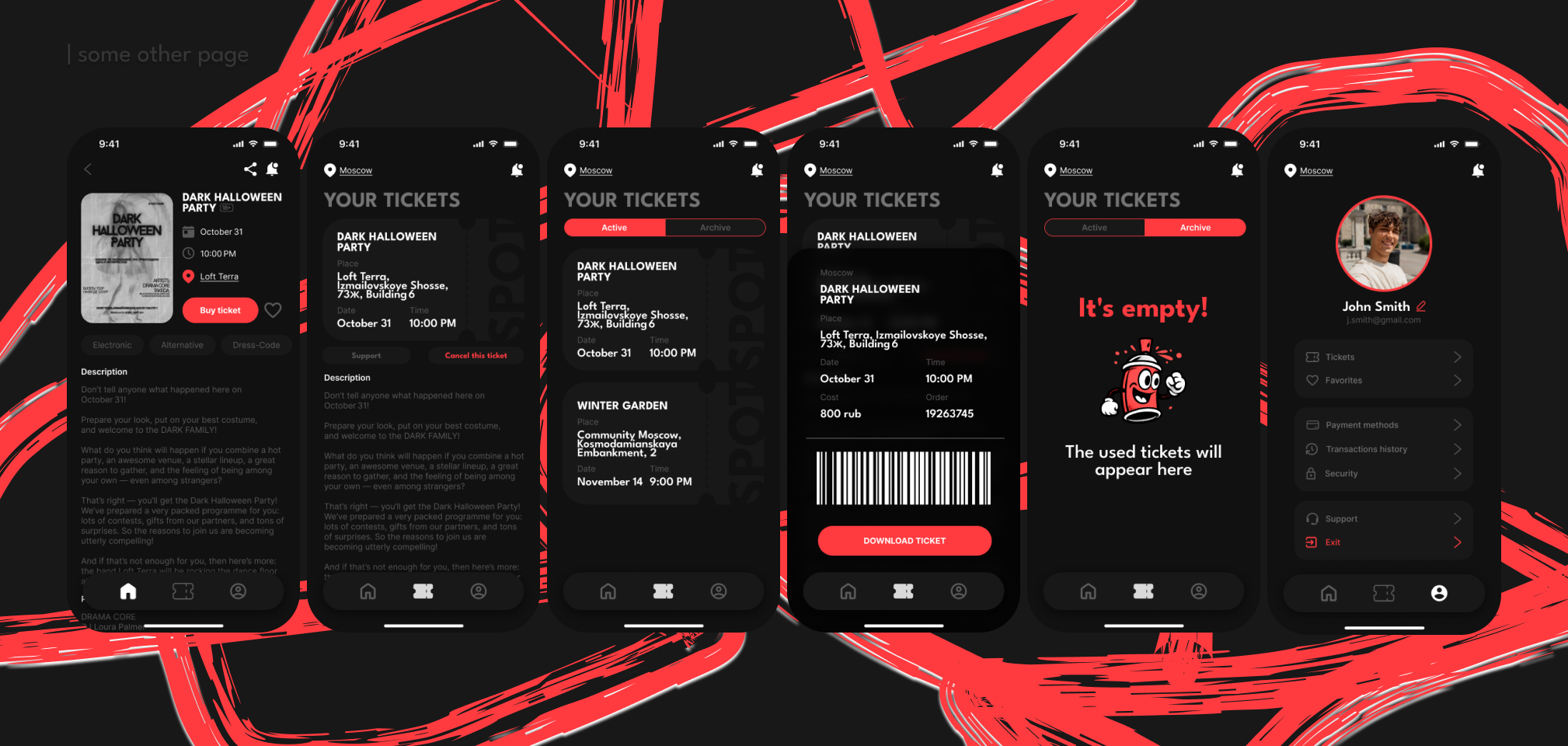 SPOT | Event Mobile App — Изображение №8 — Интерфейсы на Dprofile