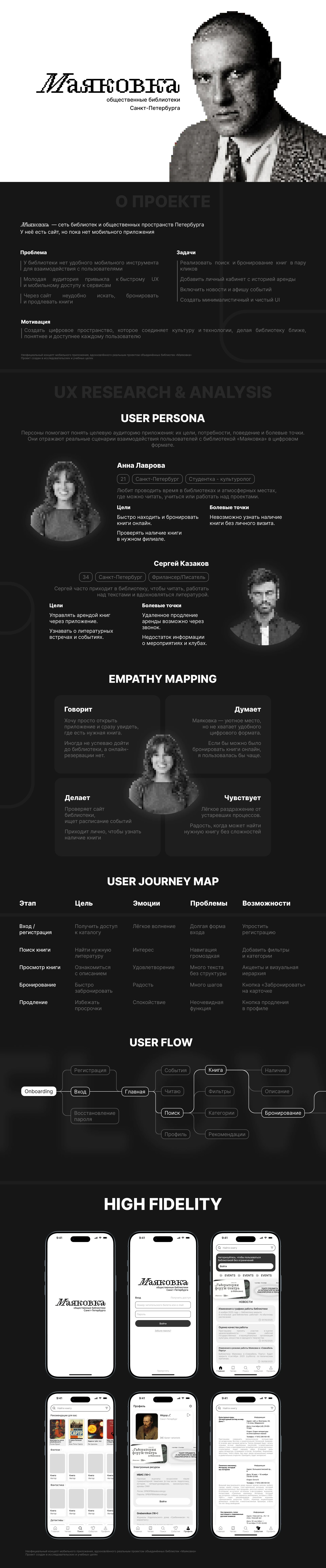 Маяковка Library App Concept — Изображение №1 — Интерфейсы на Dprofile