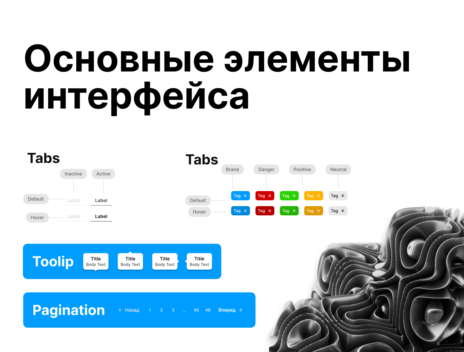 UI KIT MinBase - дизайн система для создания сайтов — Изображение №4 — Интерфейсы на Dprofile