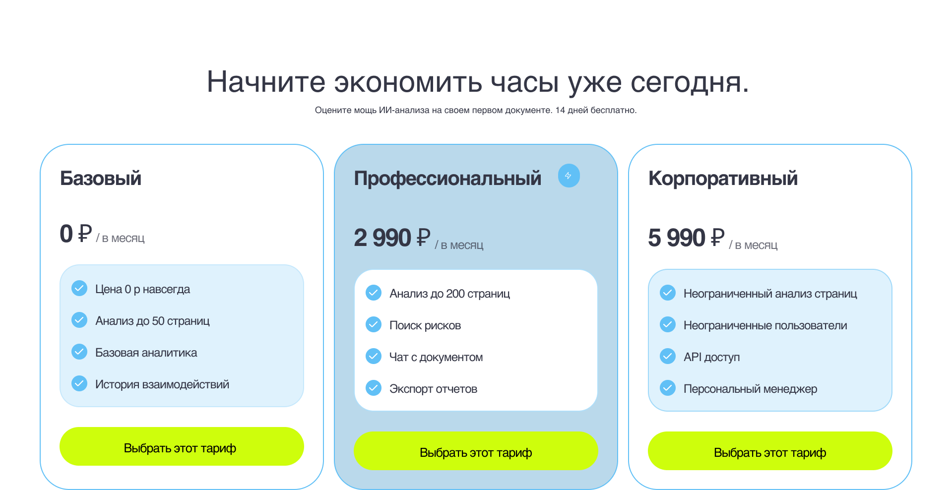 Лендинг SaaS. — Изображение №4 — Интерфейсы, Брендинг на Dprofile