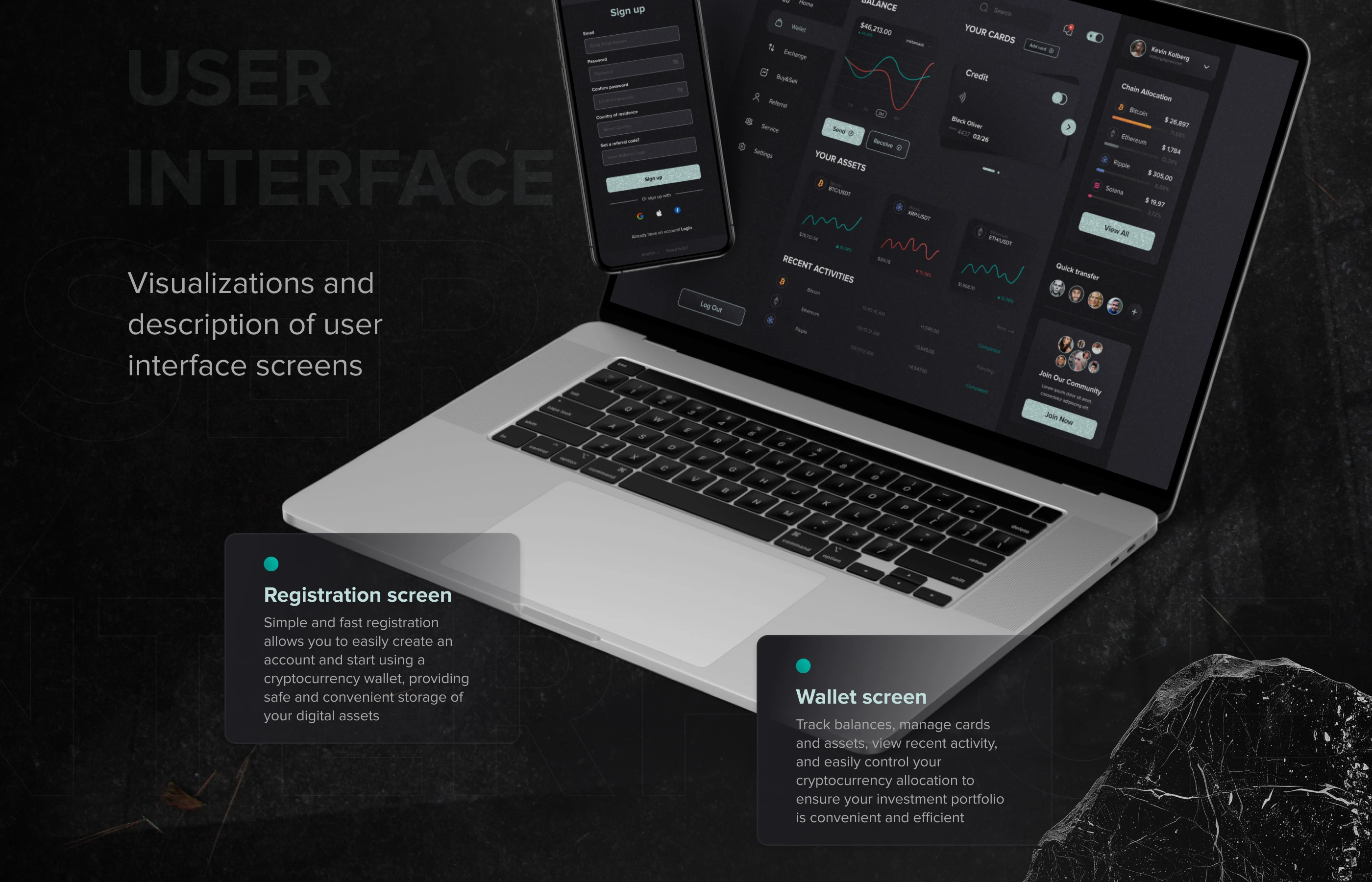 Crypton | Crypto Wallet - web&mobile app UI/UX — Изображение №5 — Интерфейсы на Dprofile