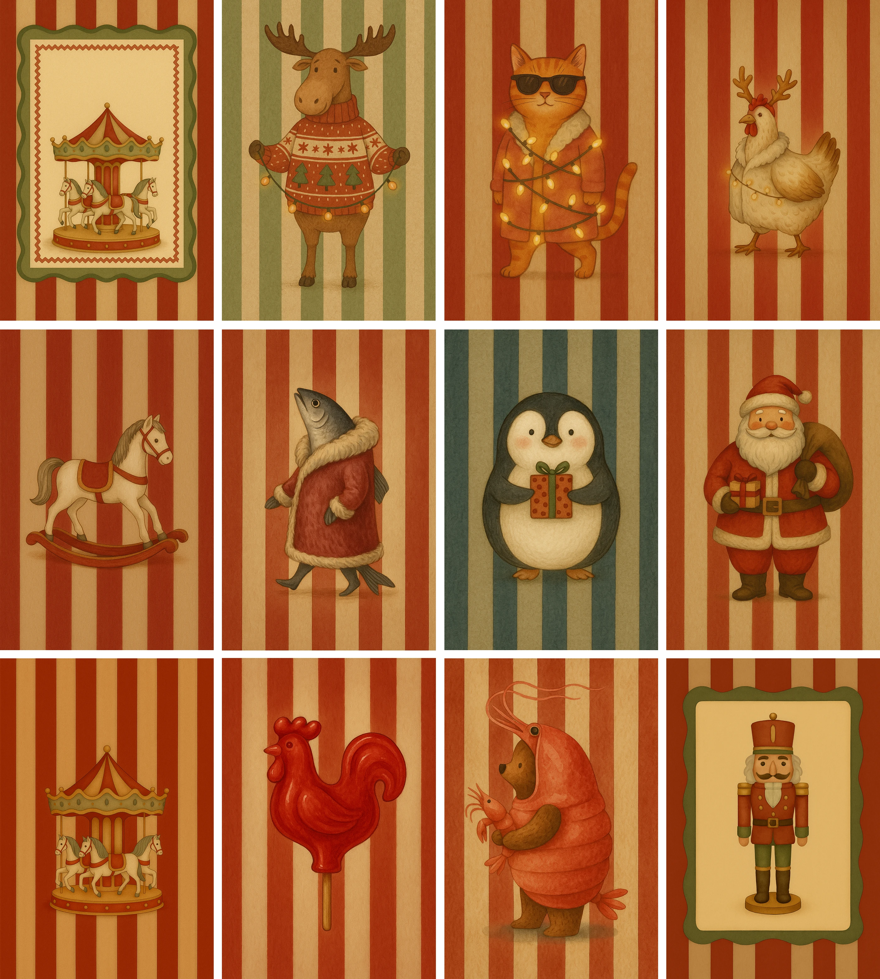 Новогодние открытки | post card new year — Изображение №6 — Иллюстрация, Графика на Dprofile