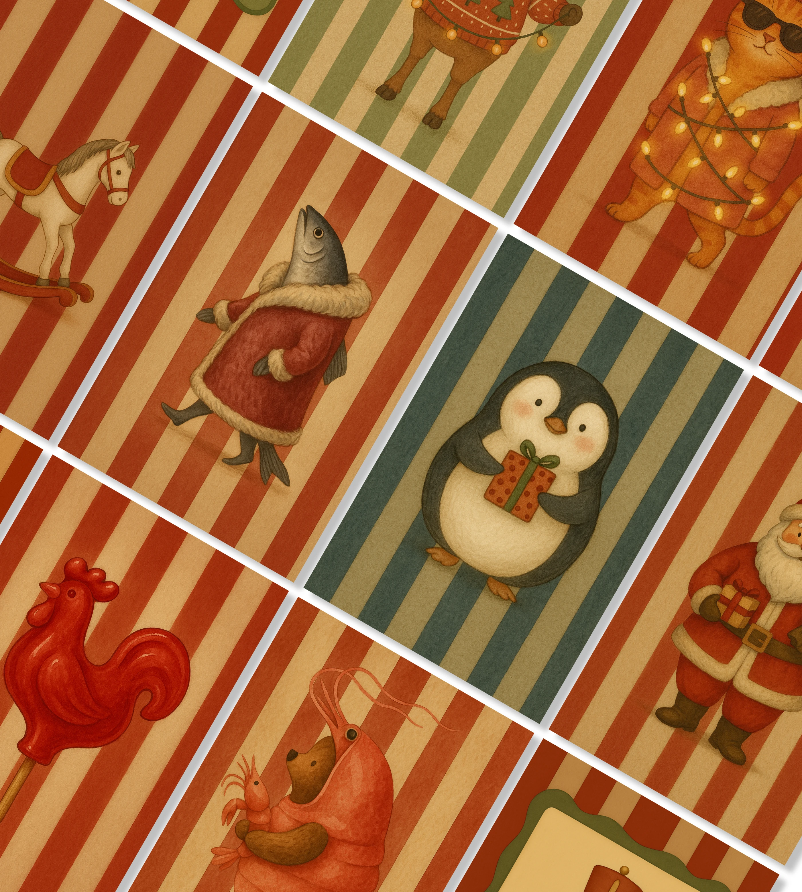 Новогодние открытки | post card new year — Изображение №8 — Иллюстрация, Графика на Dprofile