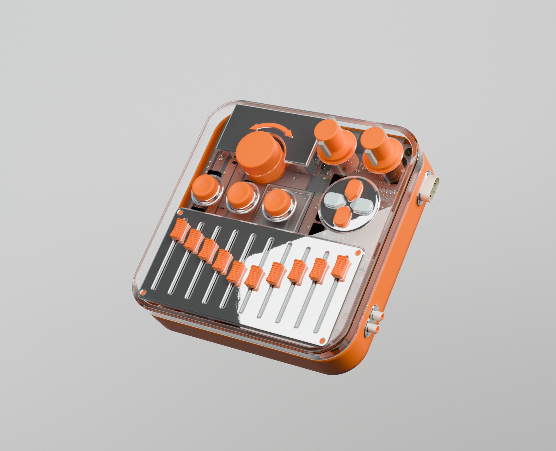 Modular Control Interface – 3D Concept Design — Интерфейсы, 3D на Dprofile