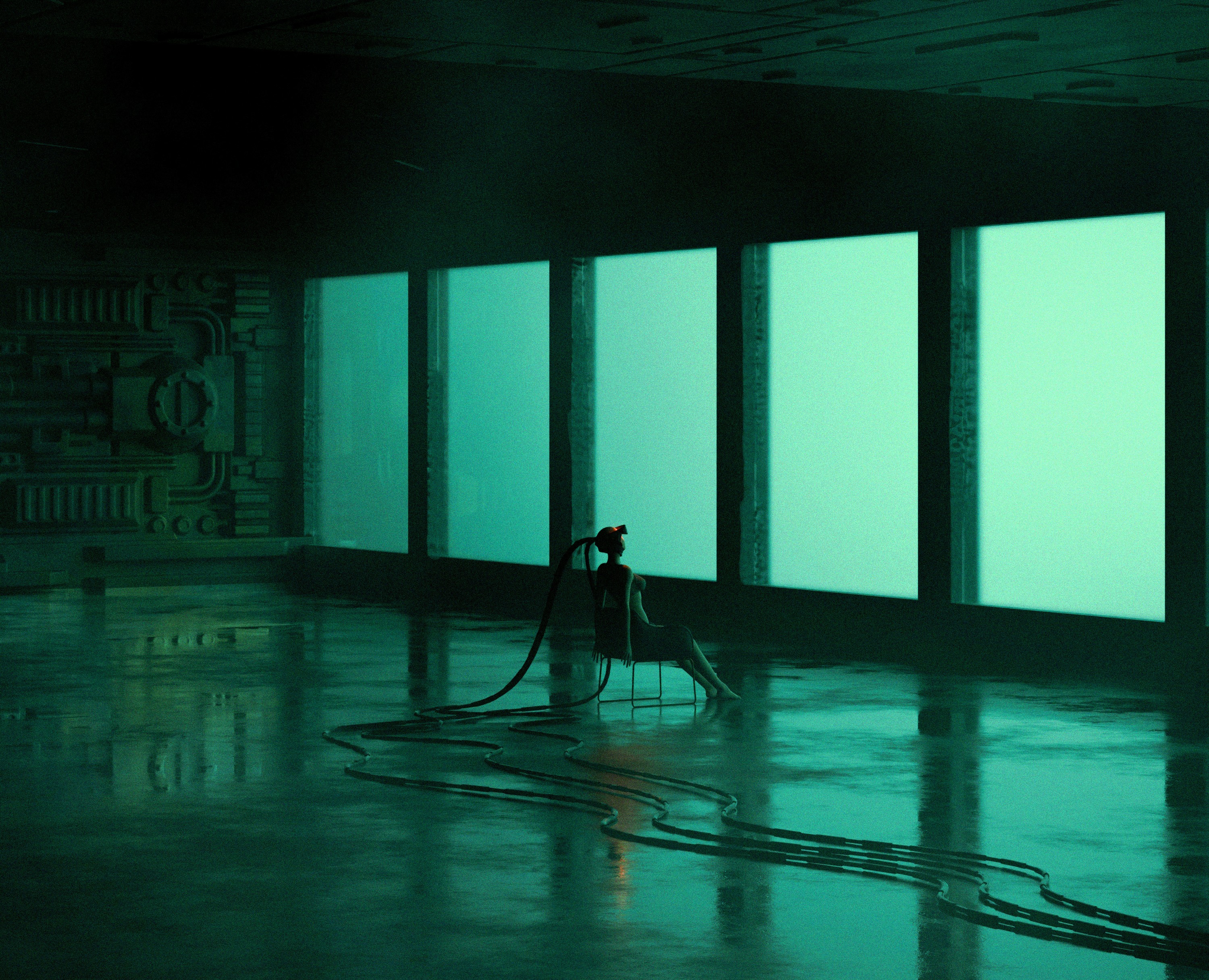 Зеленый — Иллюстрация, 3D на Dprofile