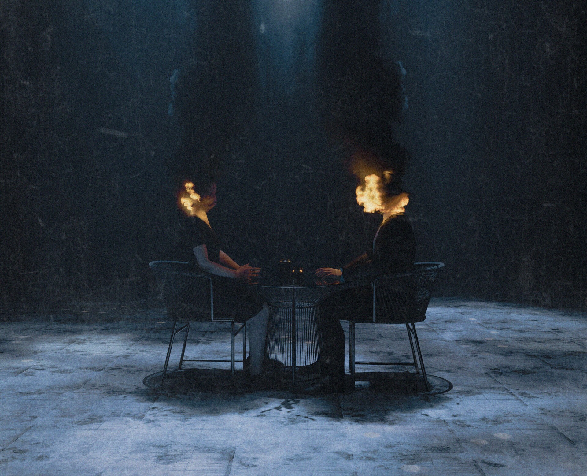 Огонь — Иллюстрация, 3D на Dprofile