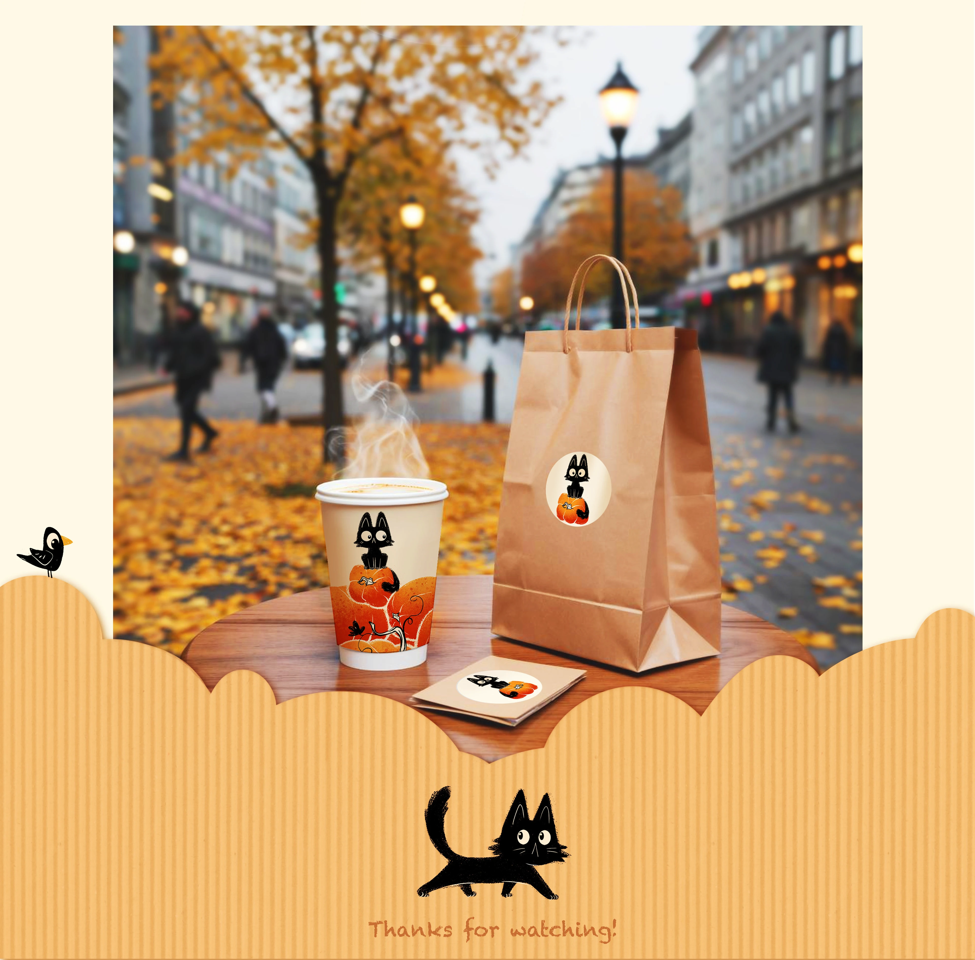 Иллюстрации для кофейных стаканчиков — Изображение №5 — Интерфейсы, Брендинг на Dprofile