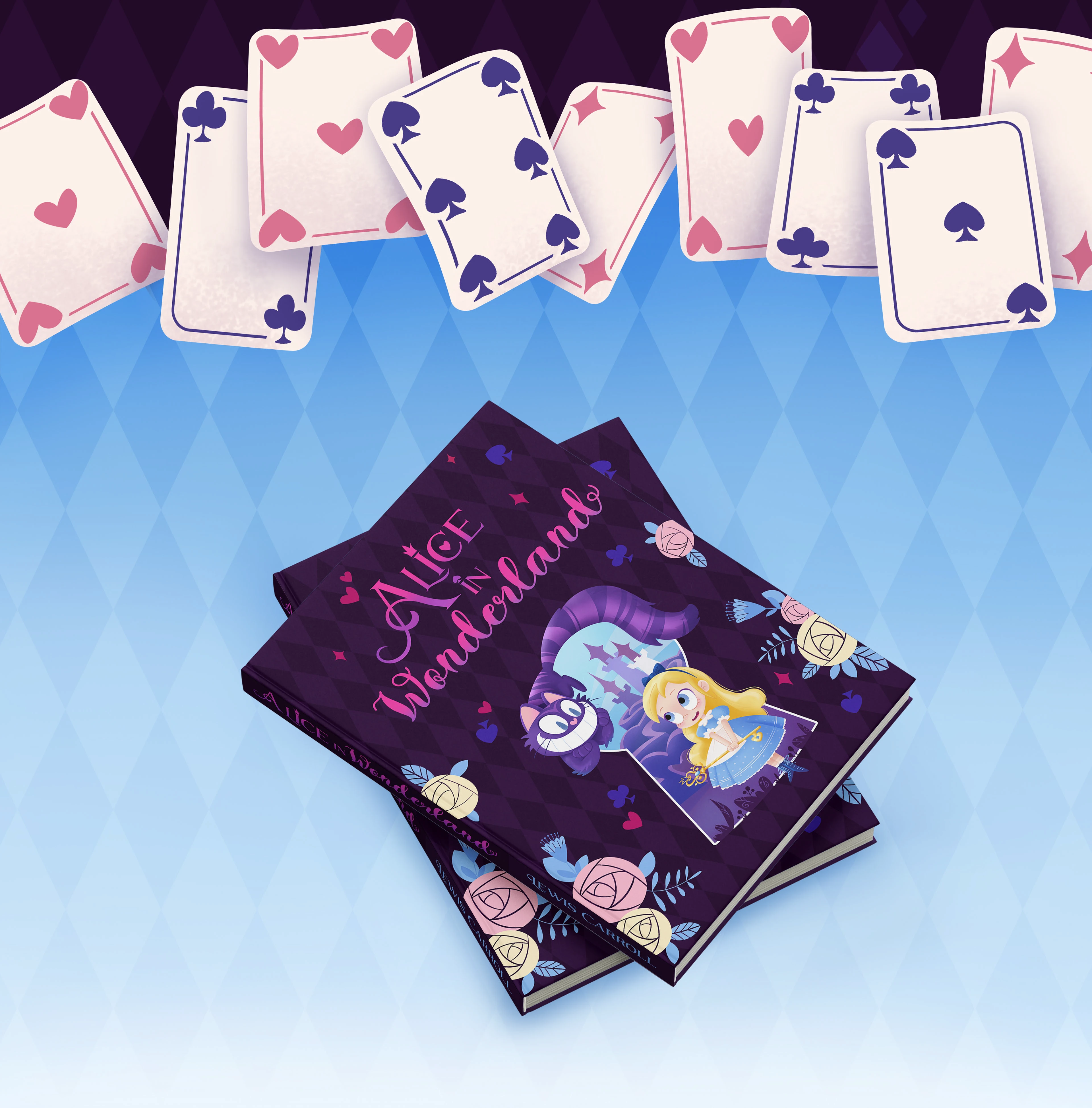 Children's book illustration "Alice in Wonderland" — Изображение №2 — Иллюстрация, Графика на Dprofile