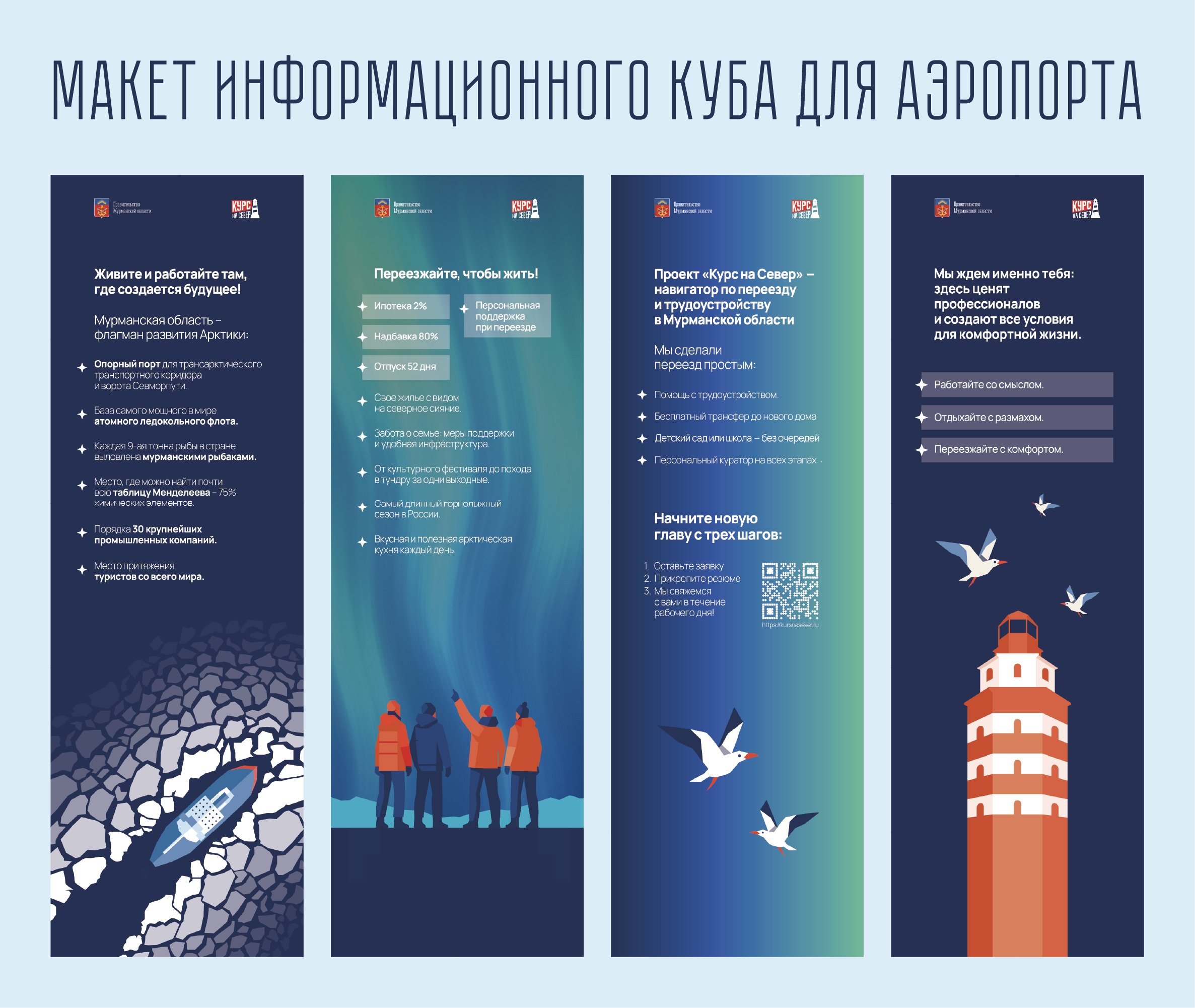 РЕДИЗАЙН ПРОЕКТА «КУРС НА СЕВЕР» — Изображение №6 — Брендинг на Dprofile