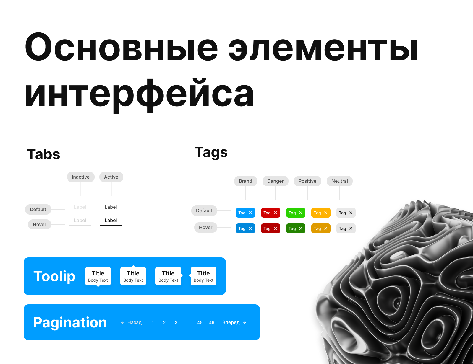 UI KIT MinBase - дизайн система для создания сайтов — Изображение №4 — Интерфейсы на Dprofile