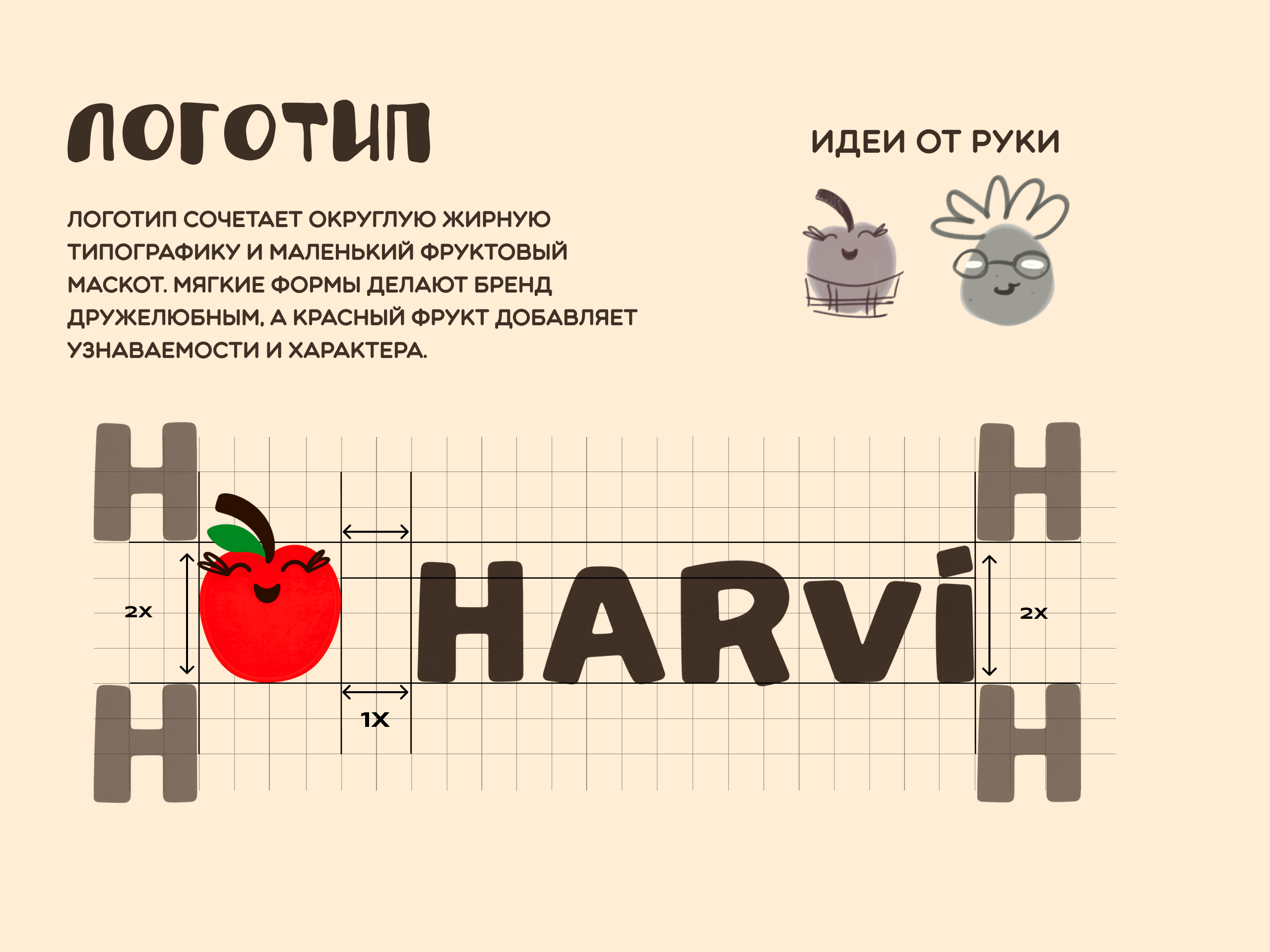 Айдентика фермерского магазина HARVI — Изображение №4 — Интерфейсы, Брендинг на Dprofile