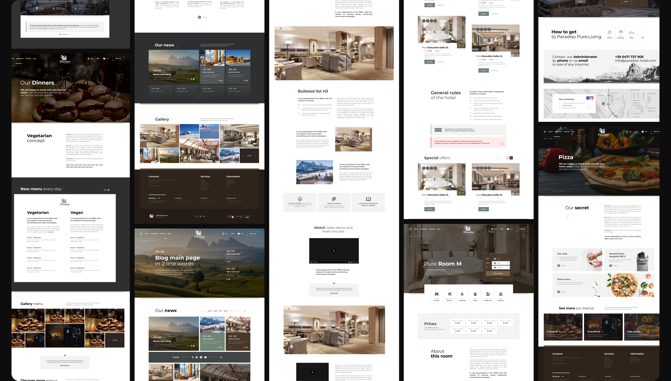 Paradiso - Vegan Hotel in the Dolomites — Изображение №14 — Интерфейсы, Брендинг на Dprofile