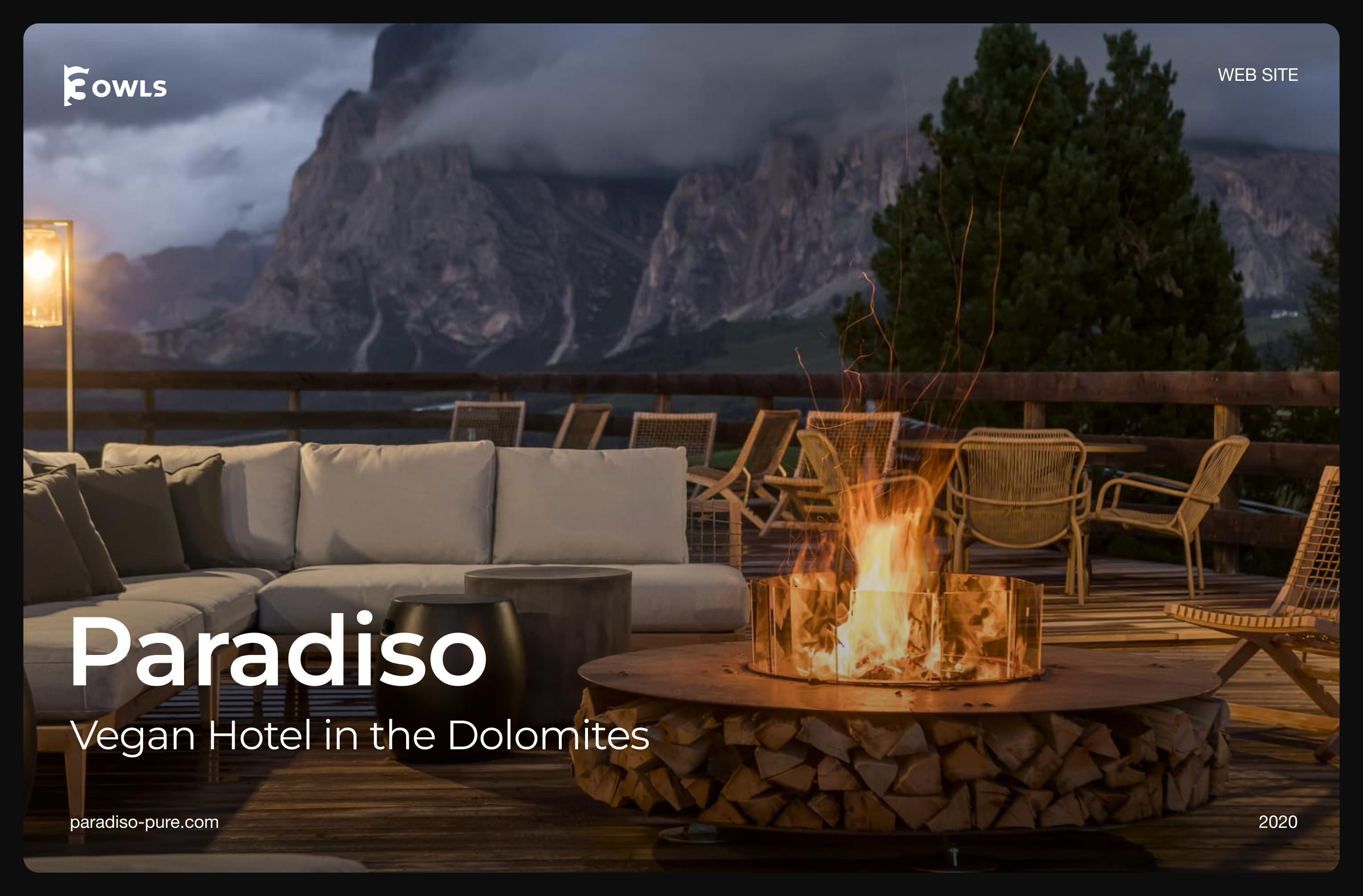 Paradiso - Vegan Hotel in the Dolomites — Изображение №1 — Интерфейсы, Брендинг на Dprofile