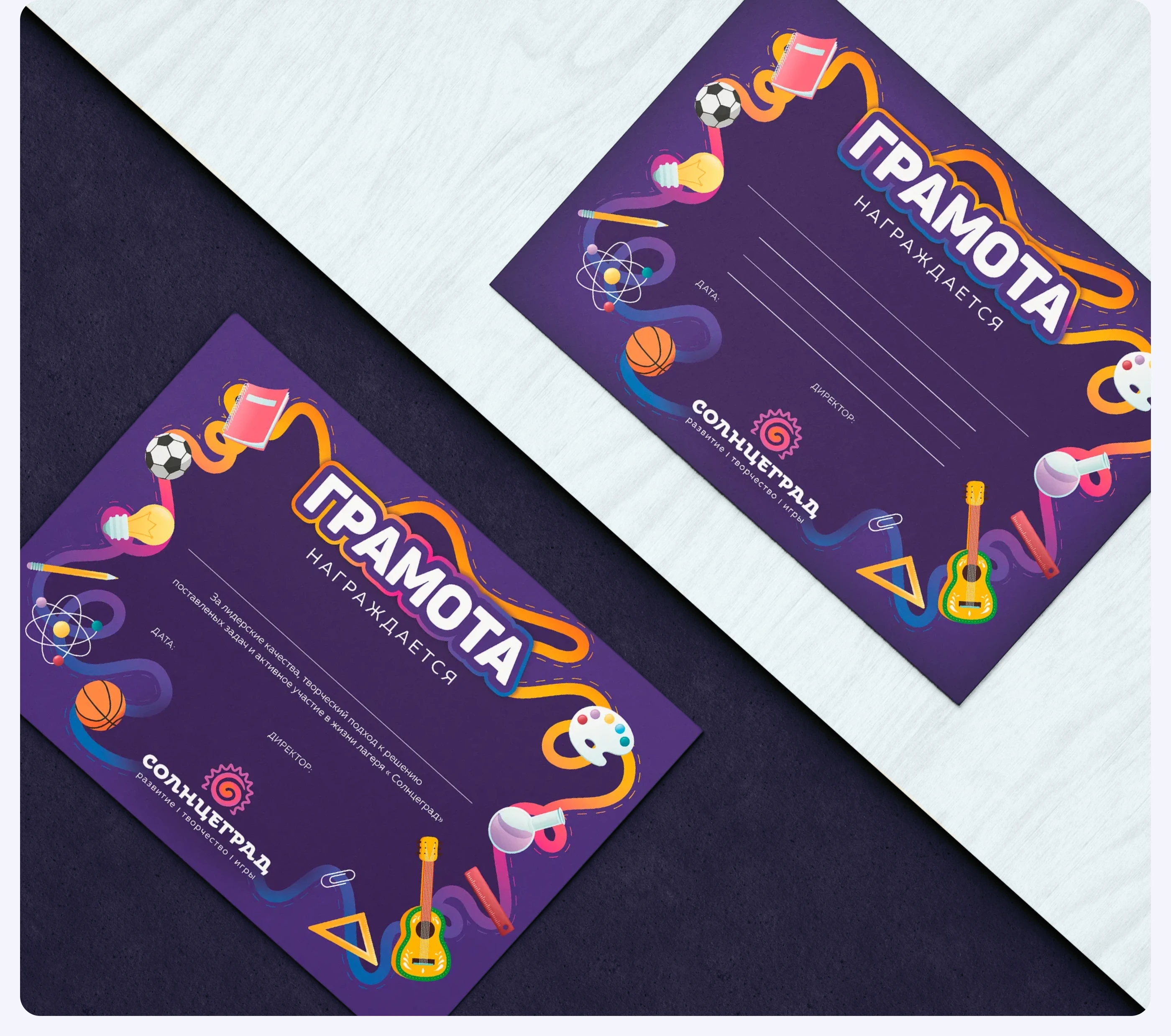 CолнцеГрад - Детский лагерь — Изображение №10 — Интерфейсы, Брендинг на Dprofile