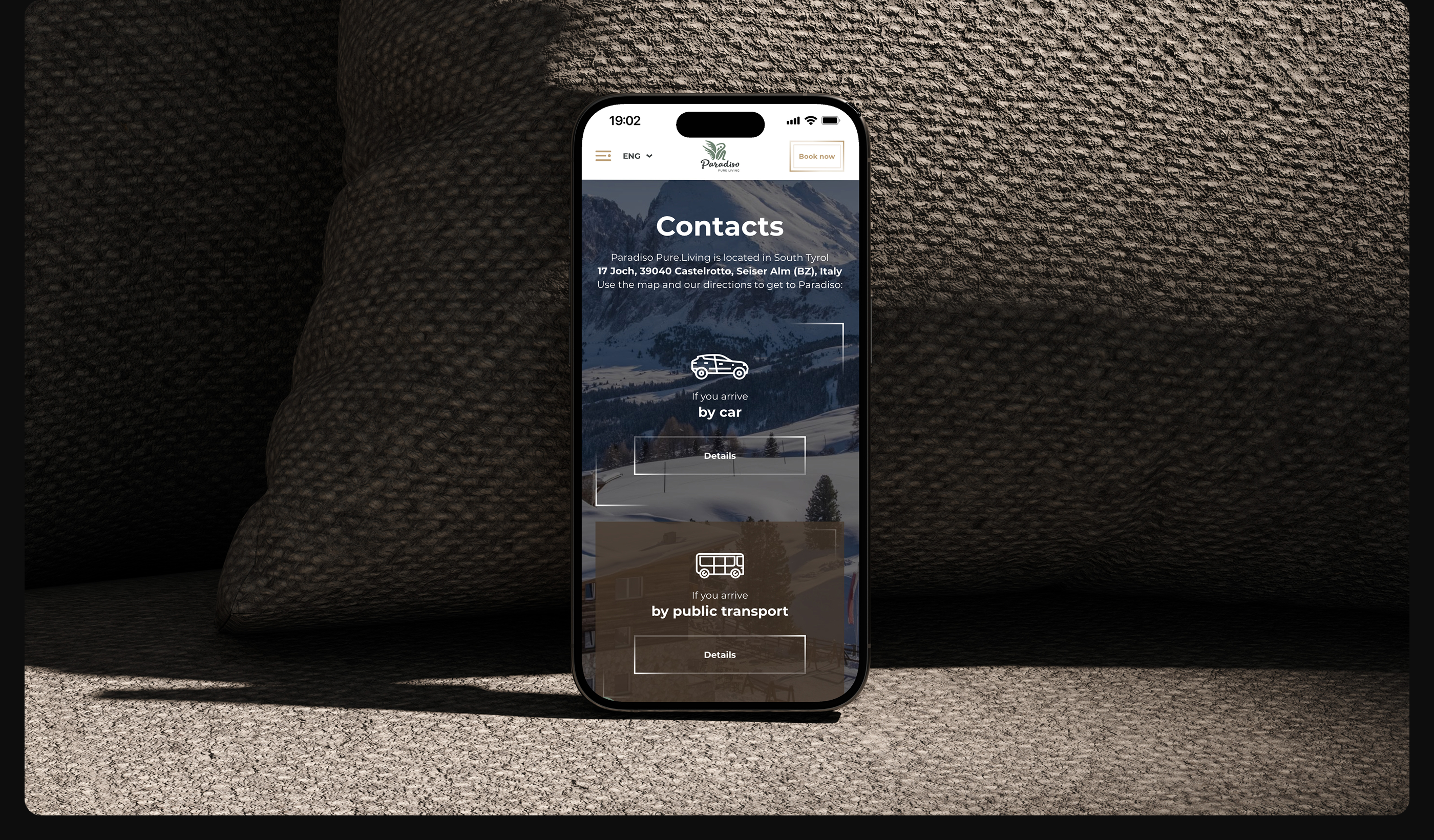 Paradiso - Vegan Hotel in the Dolomites — Изображение №8 — Интерфейсы, Брендинг на Dprofile