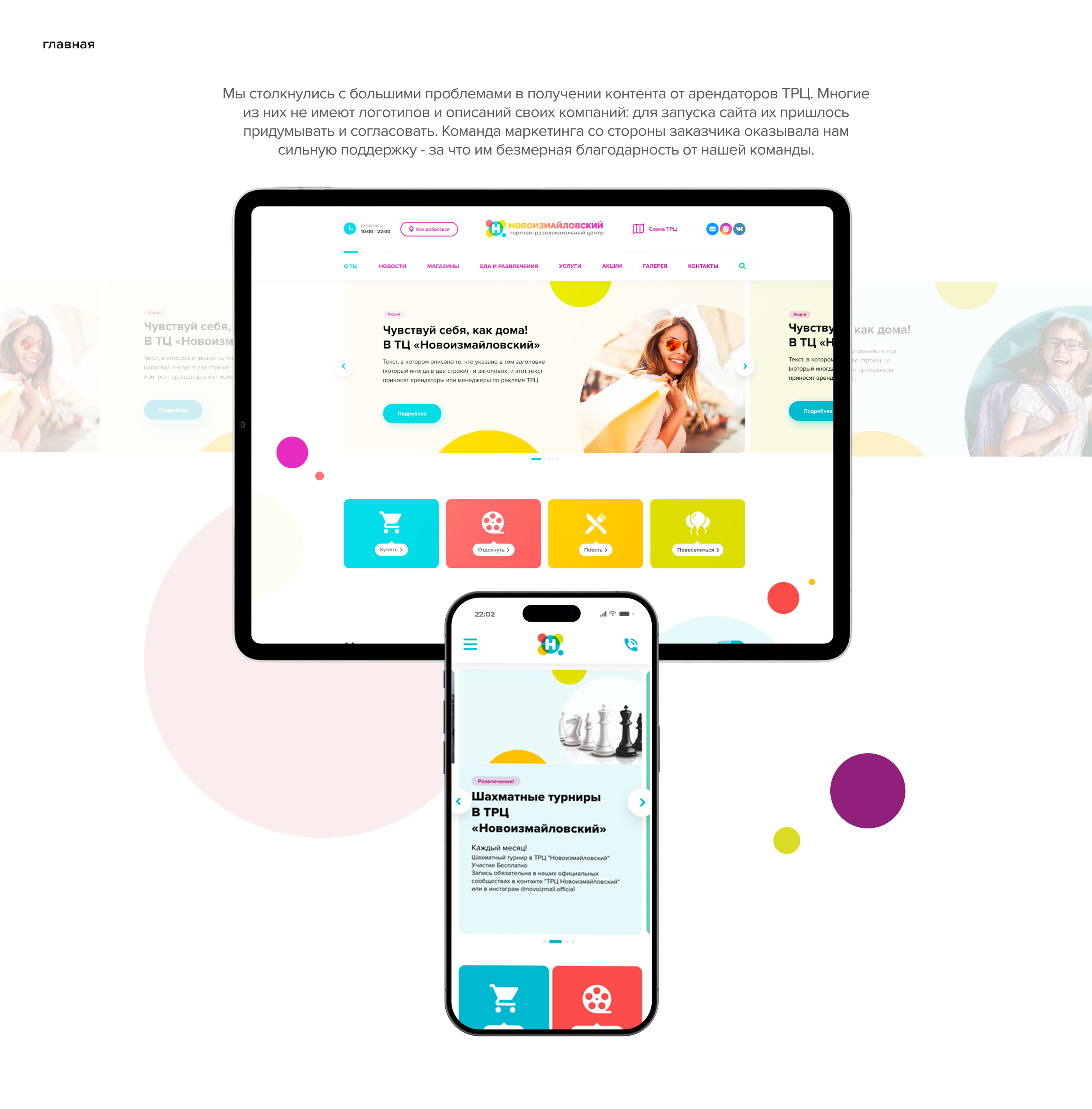 ТЦ "Новоизмайловский" — Изображение №3 — Интерфейсы на Dprofile