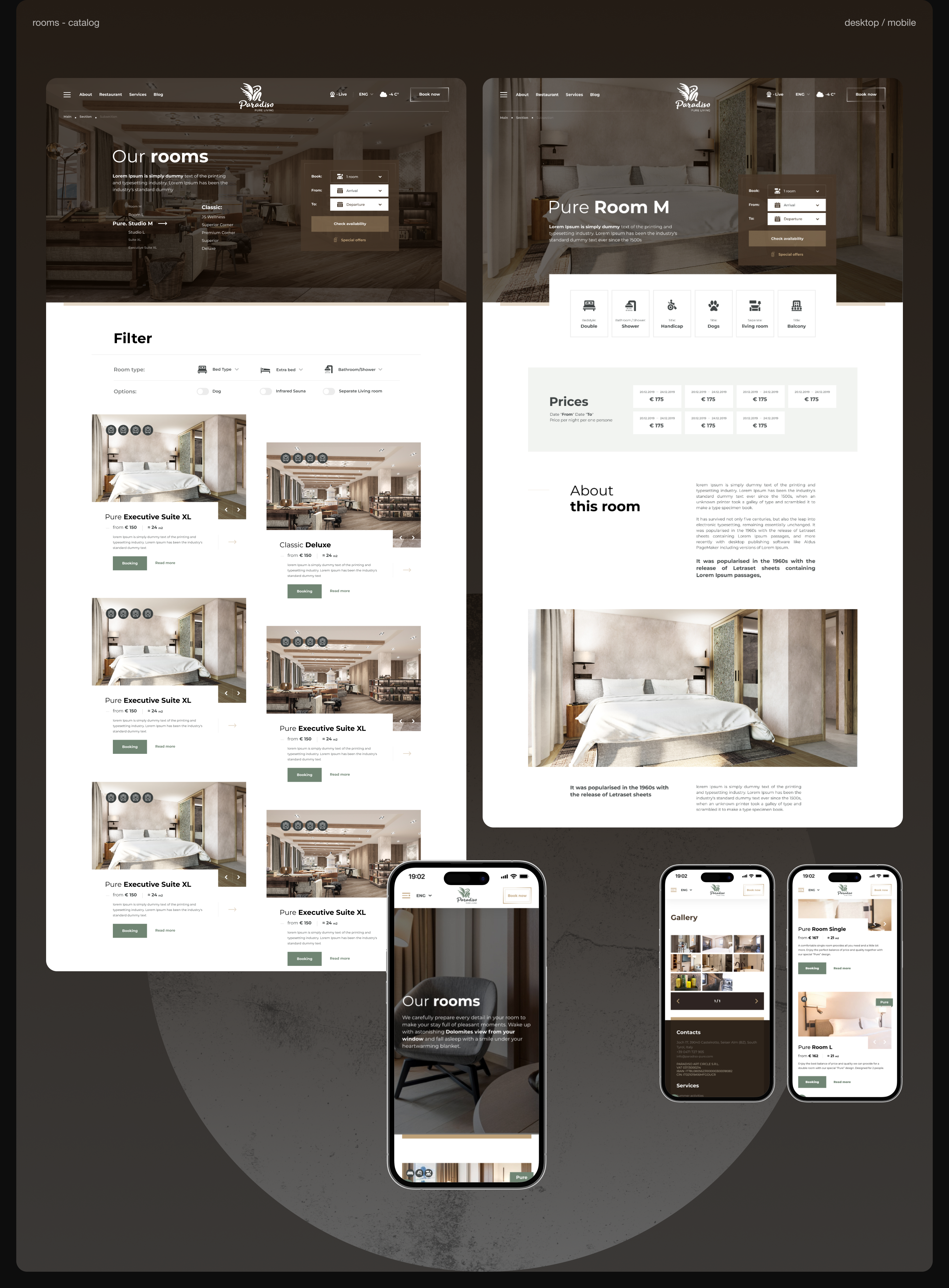 Paradiso - Vegan Hotel in the Dolomites — Изображение №9 — Интерфейсы, Брендинг на Dprofile