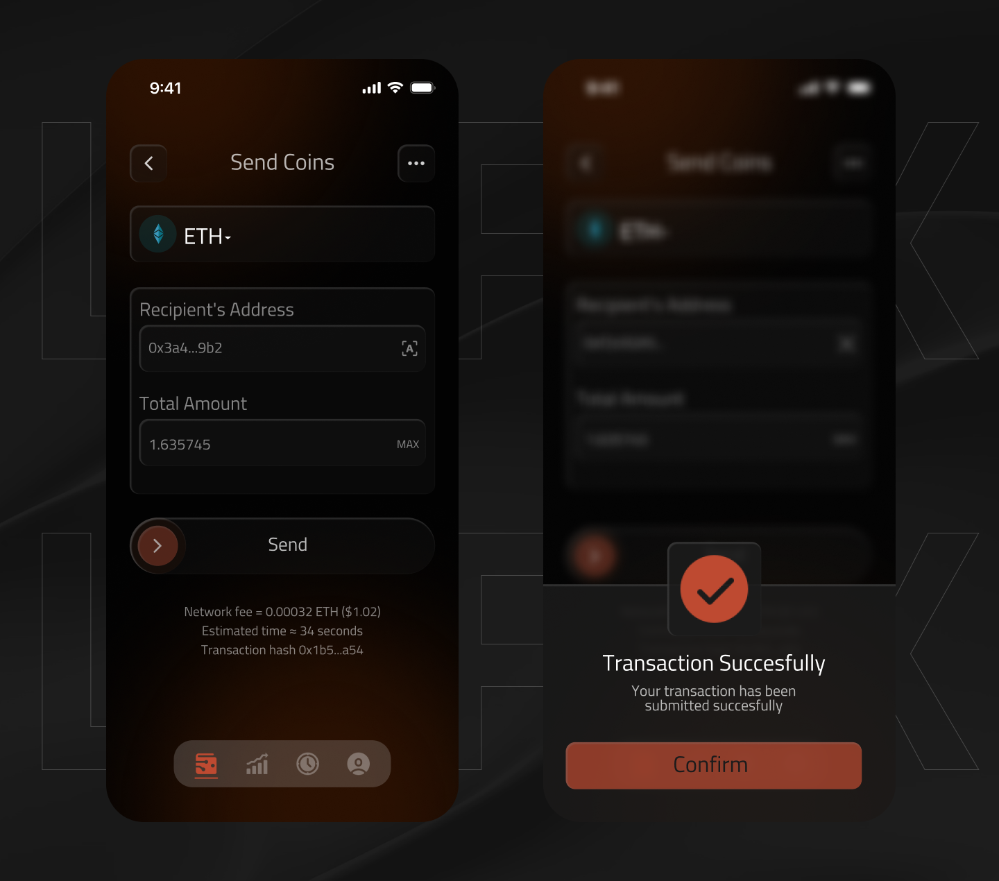 Lufex Wallet — Изображение №10 — Интерфейсы на Dprofile